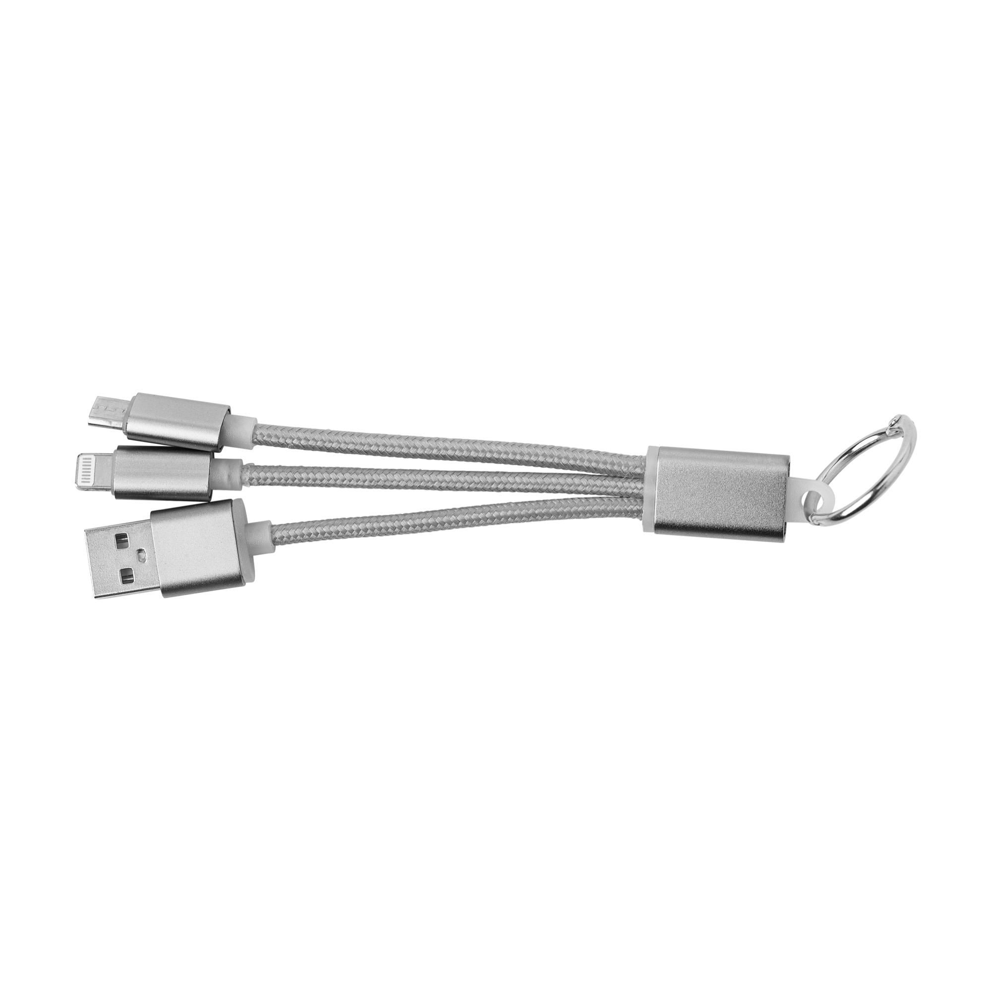 Vue 4 de Câble de charge Alvin | 3-en-1