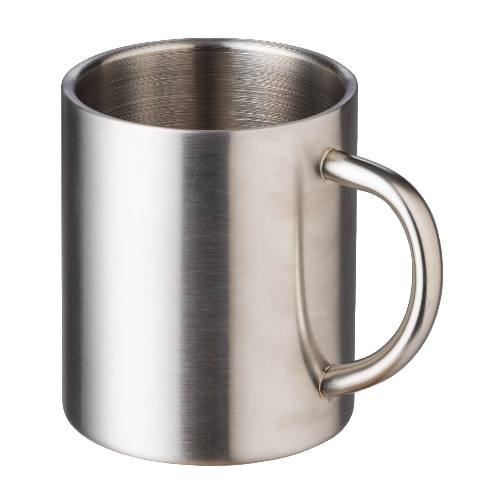 Vue 3 de Chope à boire Braylen | Inox | 250 ml | Double paroi