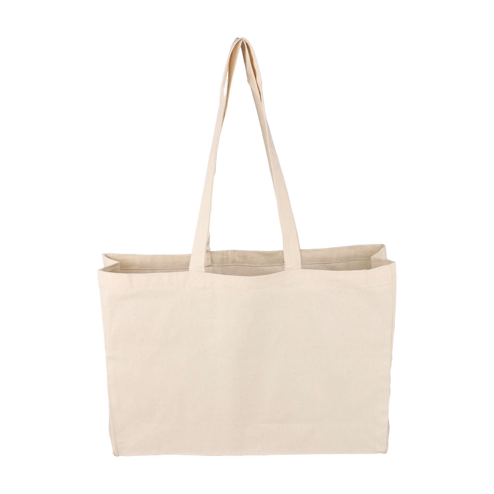 Vue 3 de Sac shopping Imogen | Coton OEKO-TEX | 220 g/m²