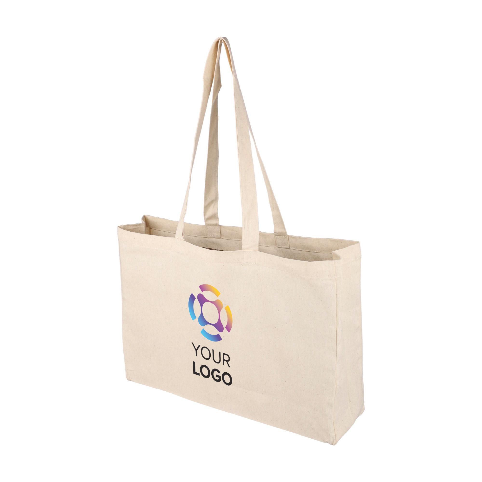 Vue 4 de Sac shopping Imogen | Coton OEKO-TEX | 220 g/m²
