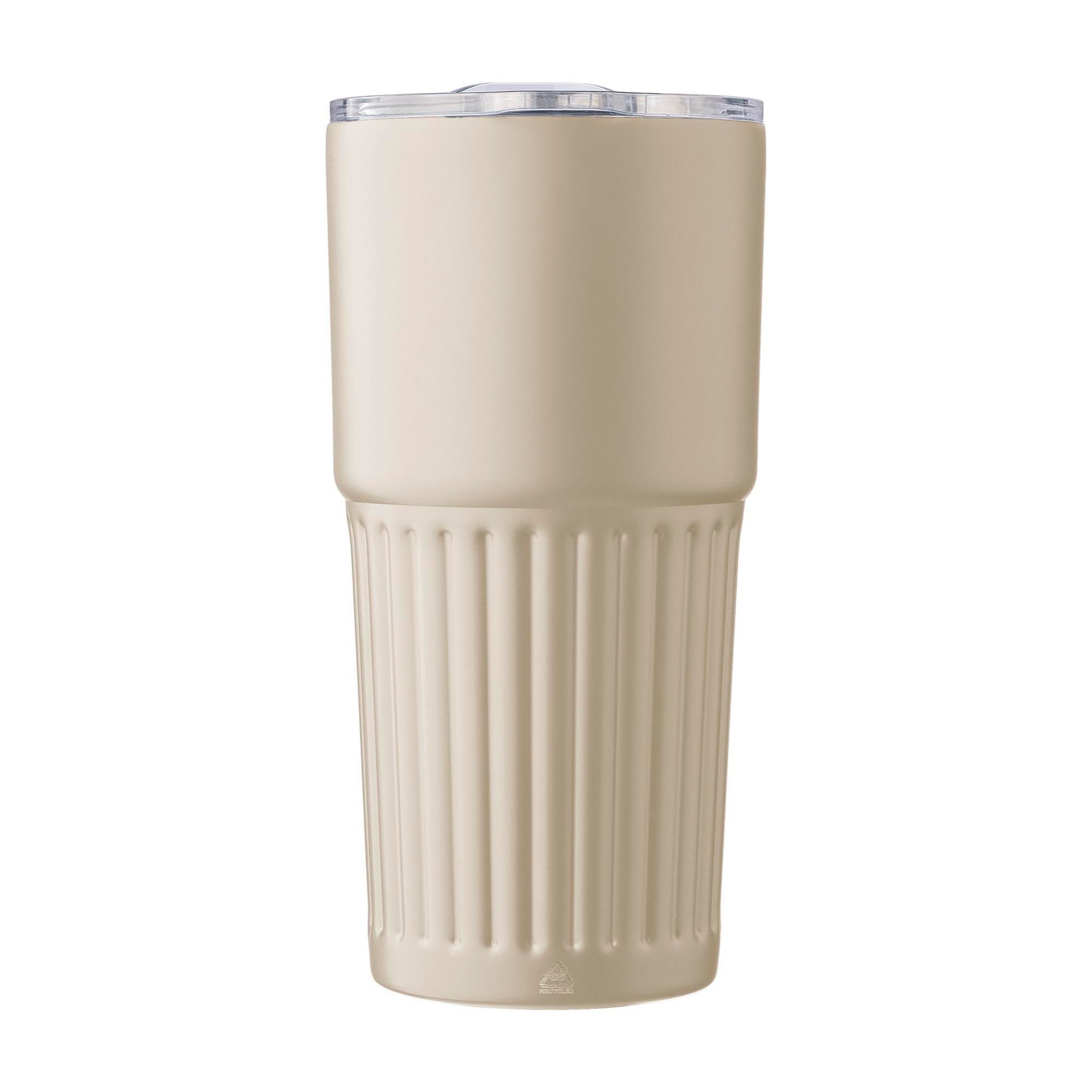 Vue 3 de Mug de voyage Kael | Recyclé | 500 ml
