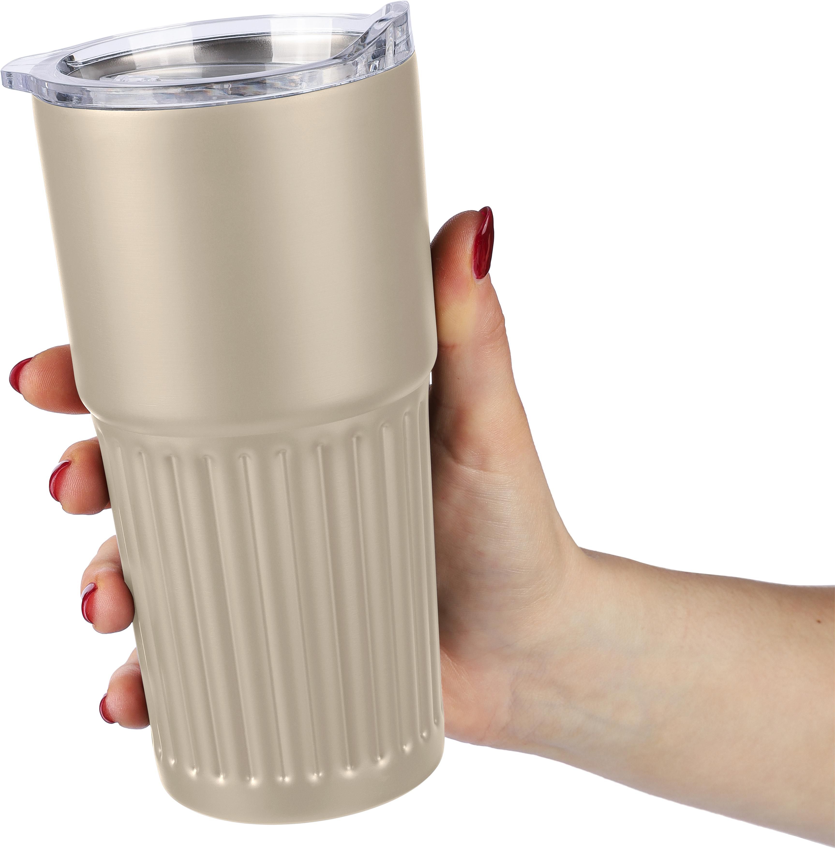 Vue 4 de Mug de voyage Kael | Recyclé | 500 ml
