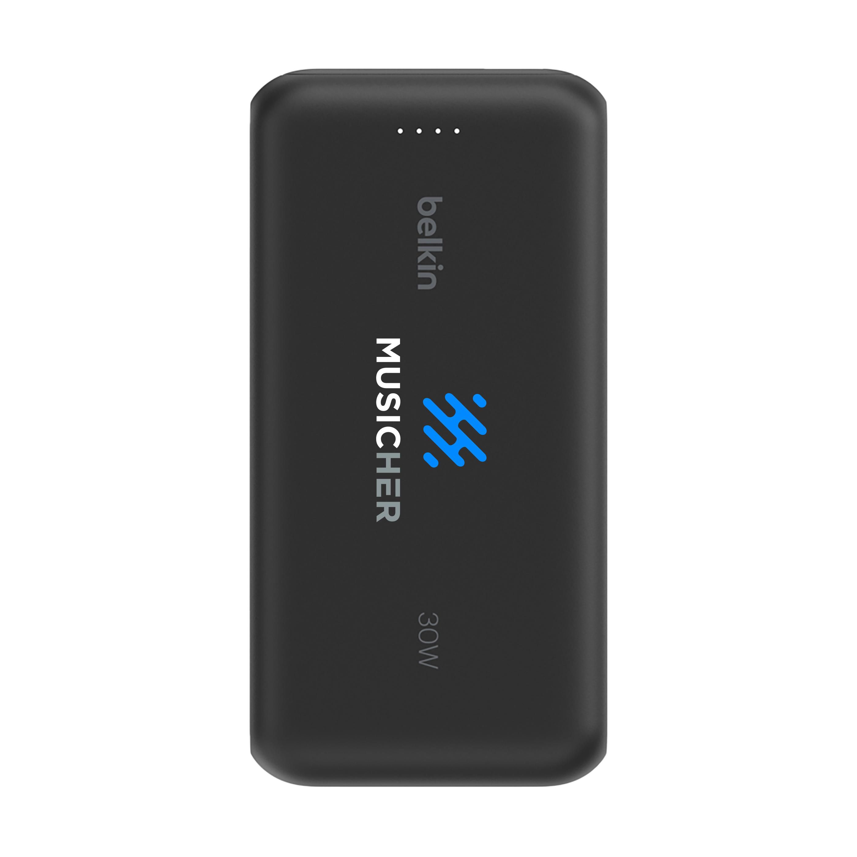 Vue 16 de Belkin BoostCharge Power Bank 20K Câble intégré
