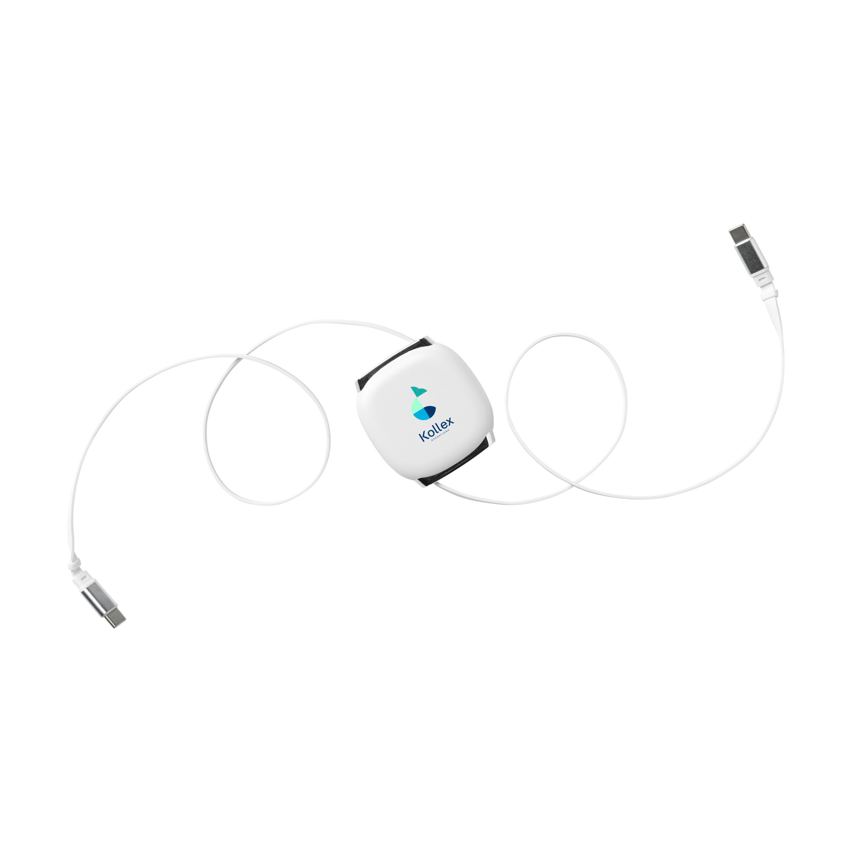 Vue 2 de Reelio Retractable RCS R-ABS Charging Cable