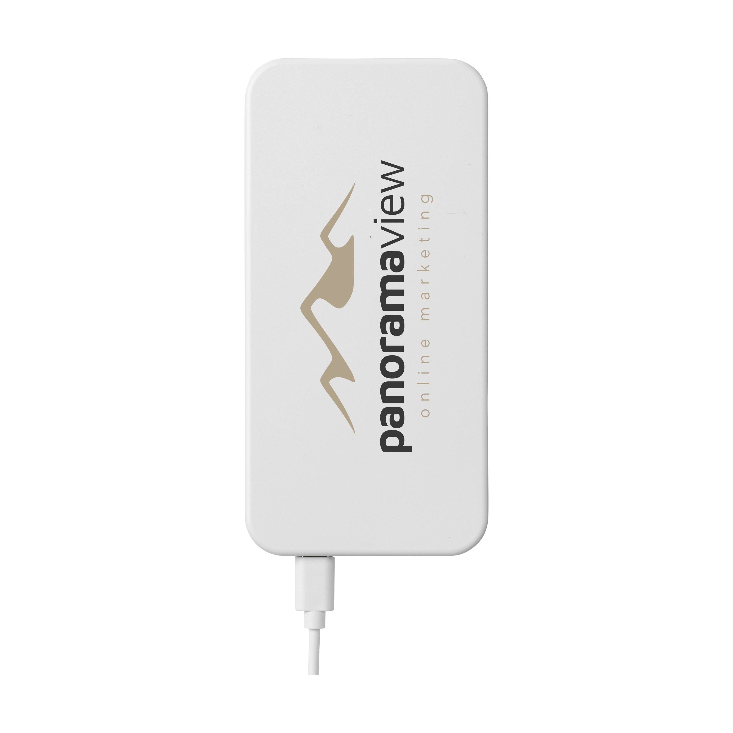 Vue 3 de PowerKick 10000 RCS Recycled Powerbank chargeur