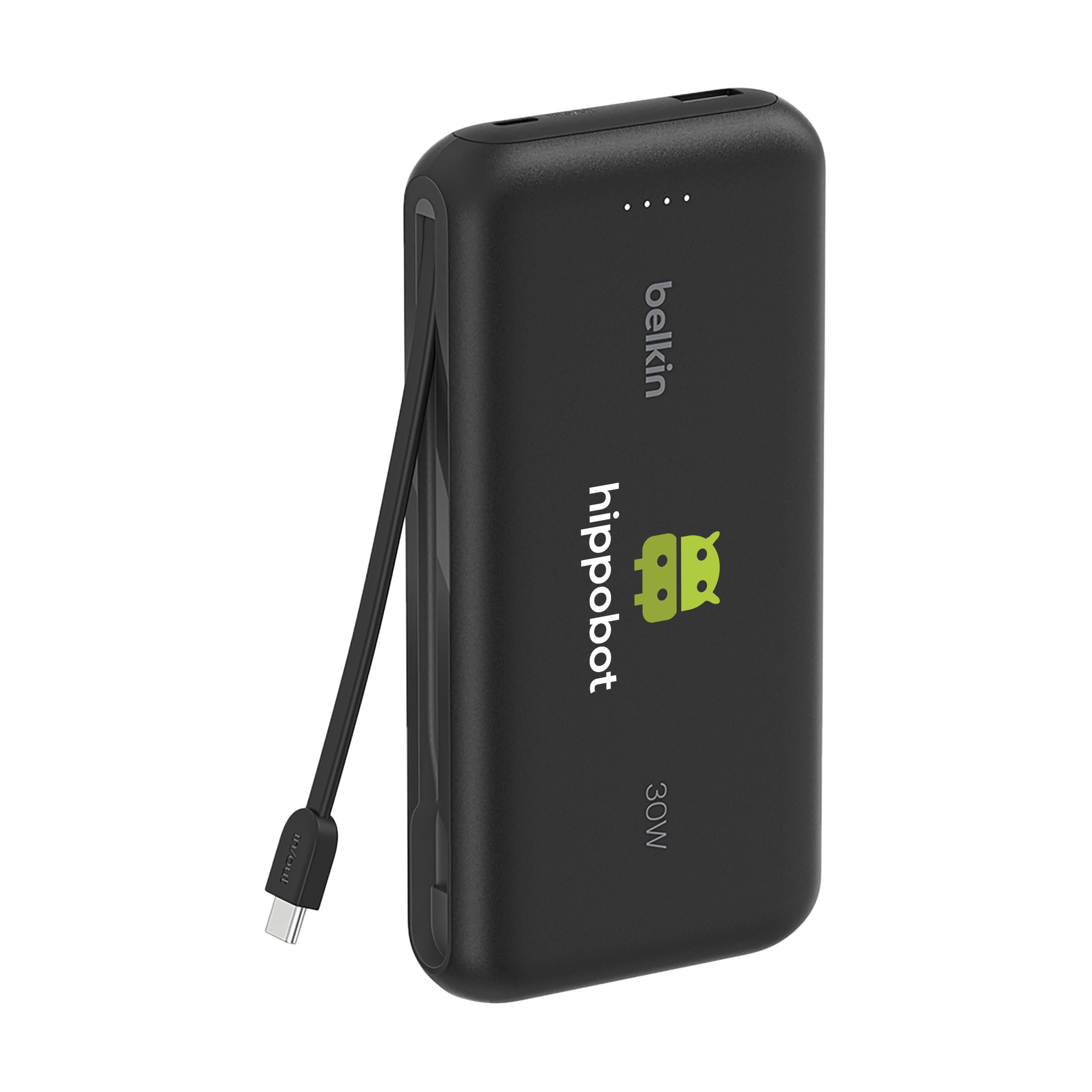 Vue 12 de Belkin BoostCharge Power Bank 20K Câble intégré