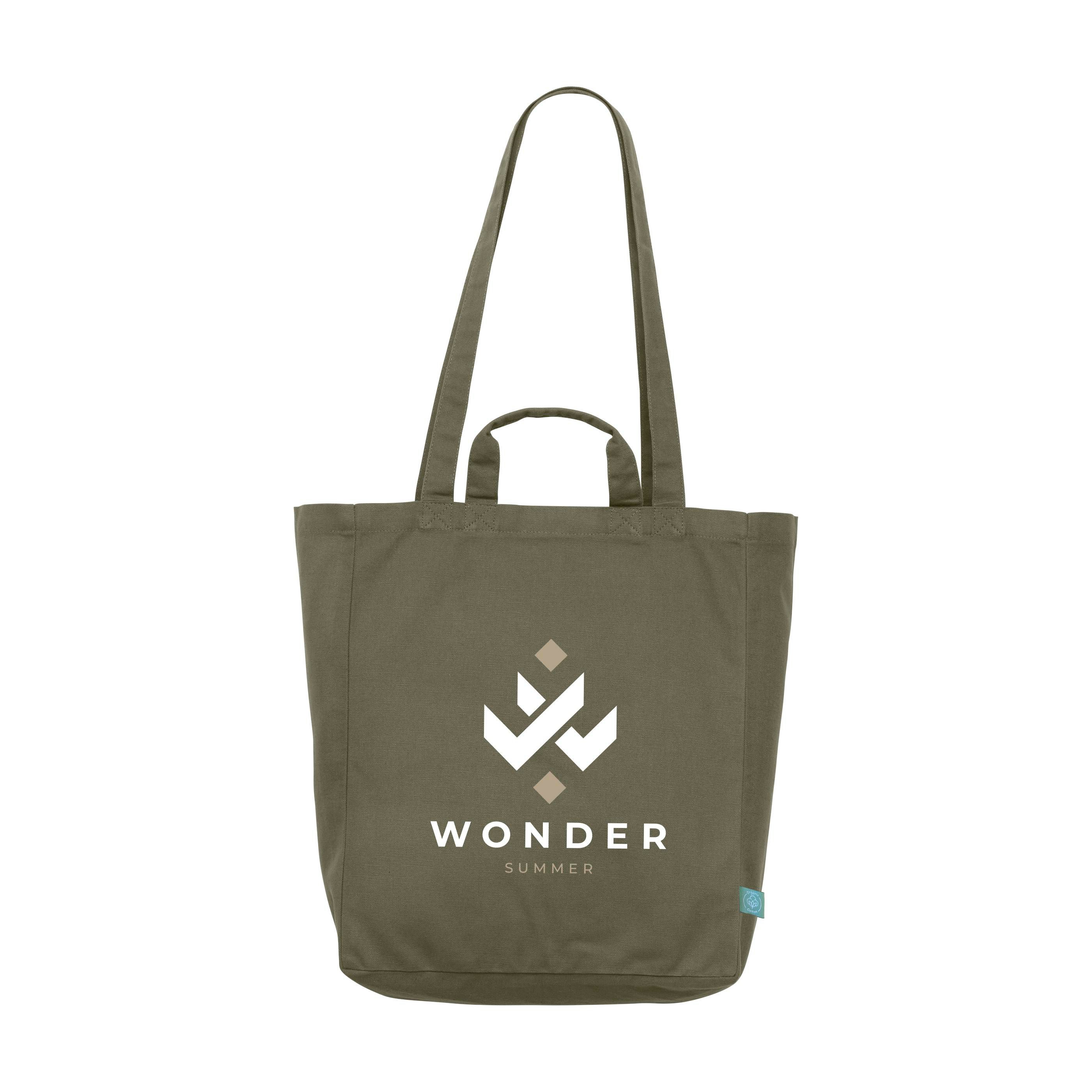 Vue 4 de Organic Cotton Canvas Tote Bag Colour (280 g/m²) sac