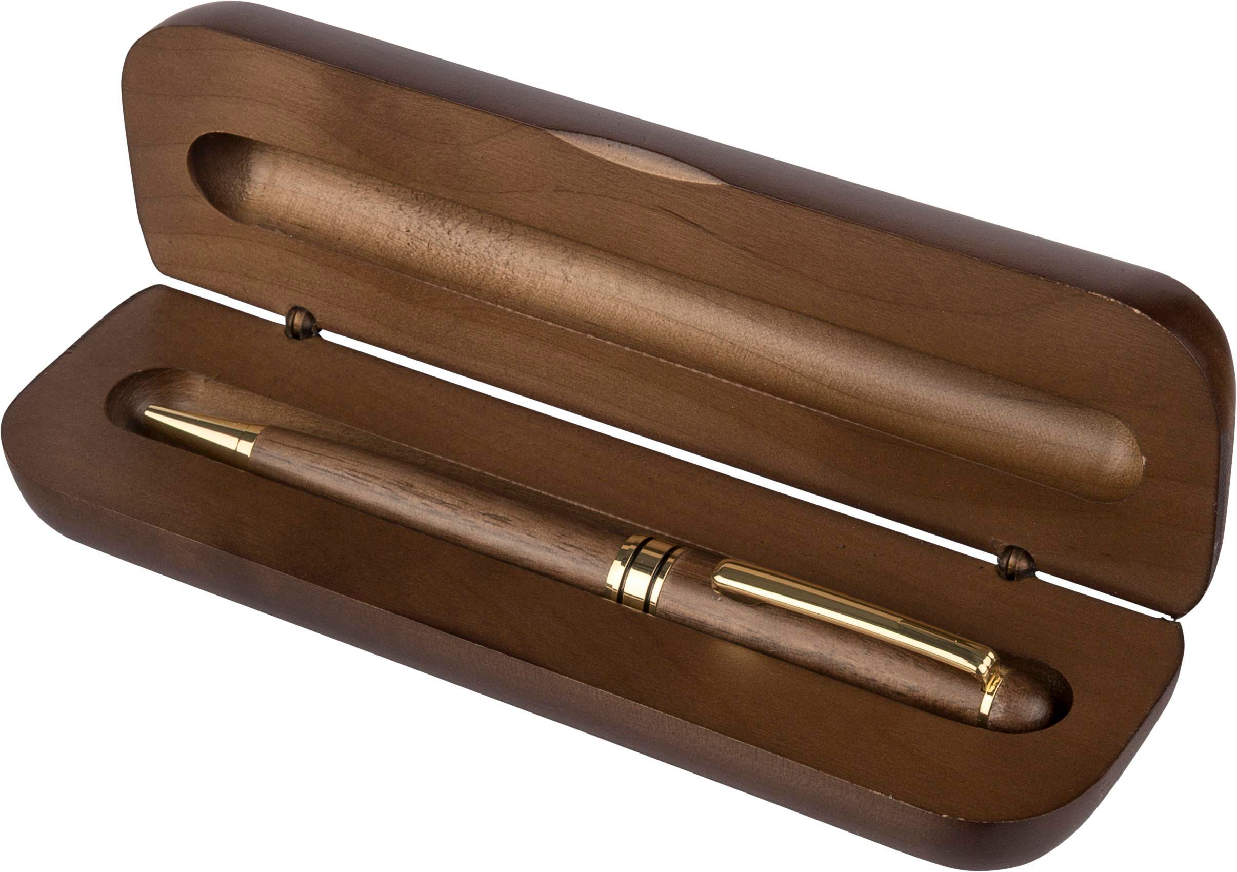 Vue 11 de Stylo bille Noa | Bois de noyer | Rotatif