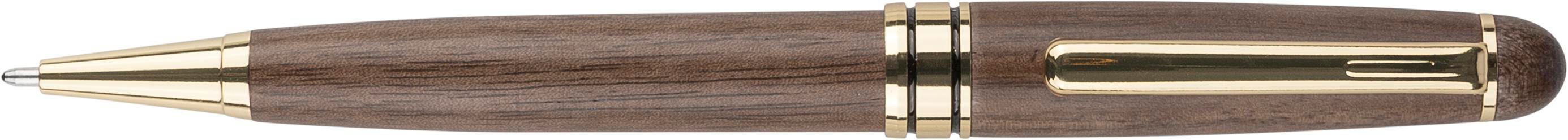 Vue 6 de Stylo bille Noa | Bois de noyer | Rotatif
