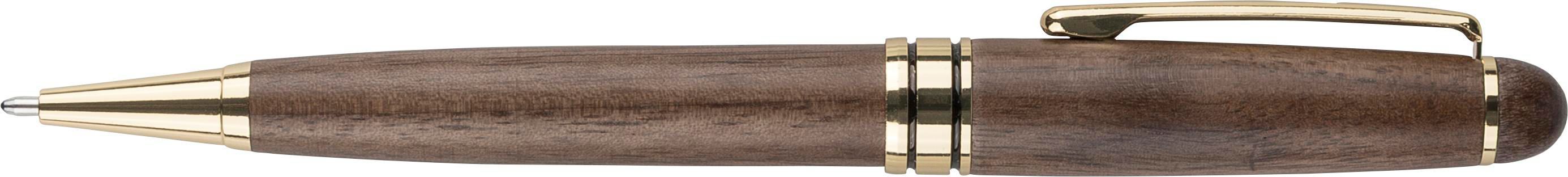 Stylo bille Noa | Bois de noyer | Rotatif