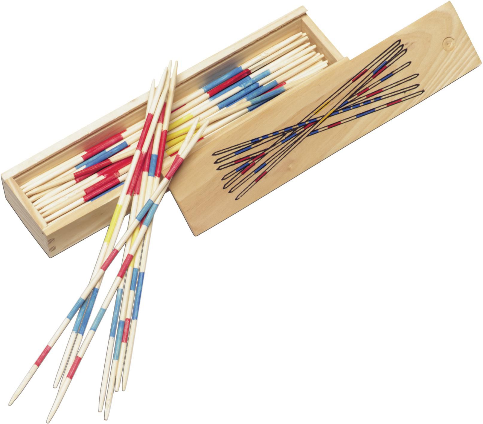Vue 3 de Jeu de mikado Cas | Bois