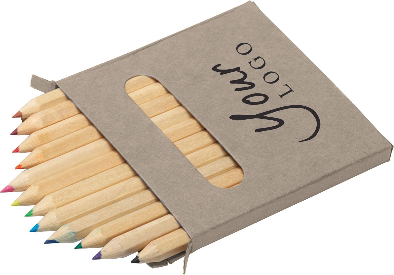 Vue 2 de Set de crayons de couleur Devin | 12 pièces