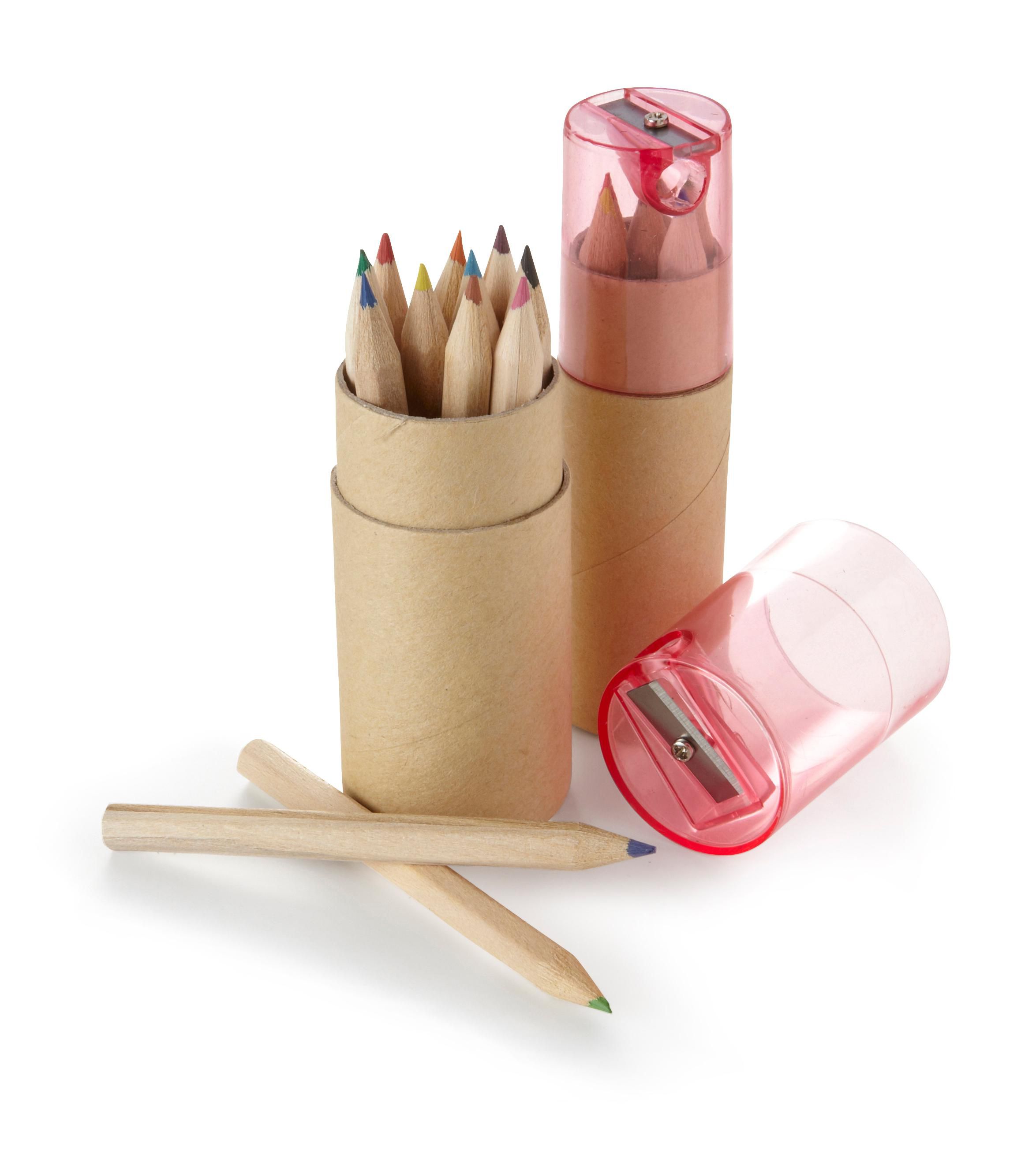 Vue 7 de Set de crayons de couleur Libbie | Carton recyclé | 6 pièces