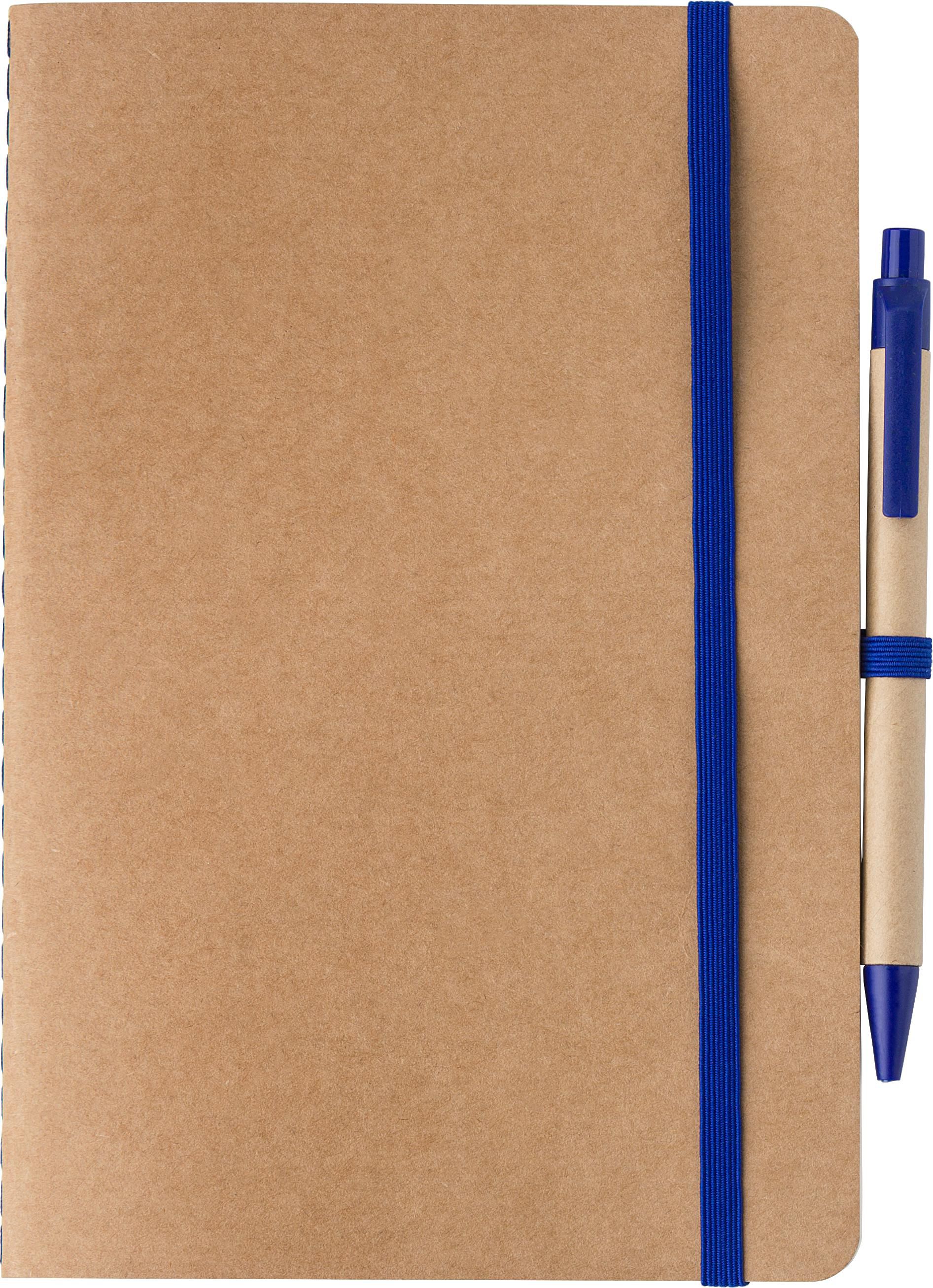 Carnet Theodore | Carton recyclé | A5 | Uni | Avec stylo