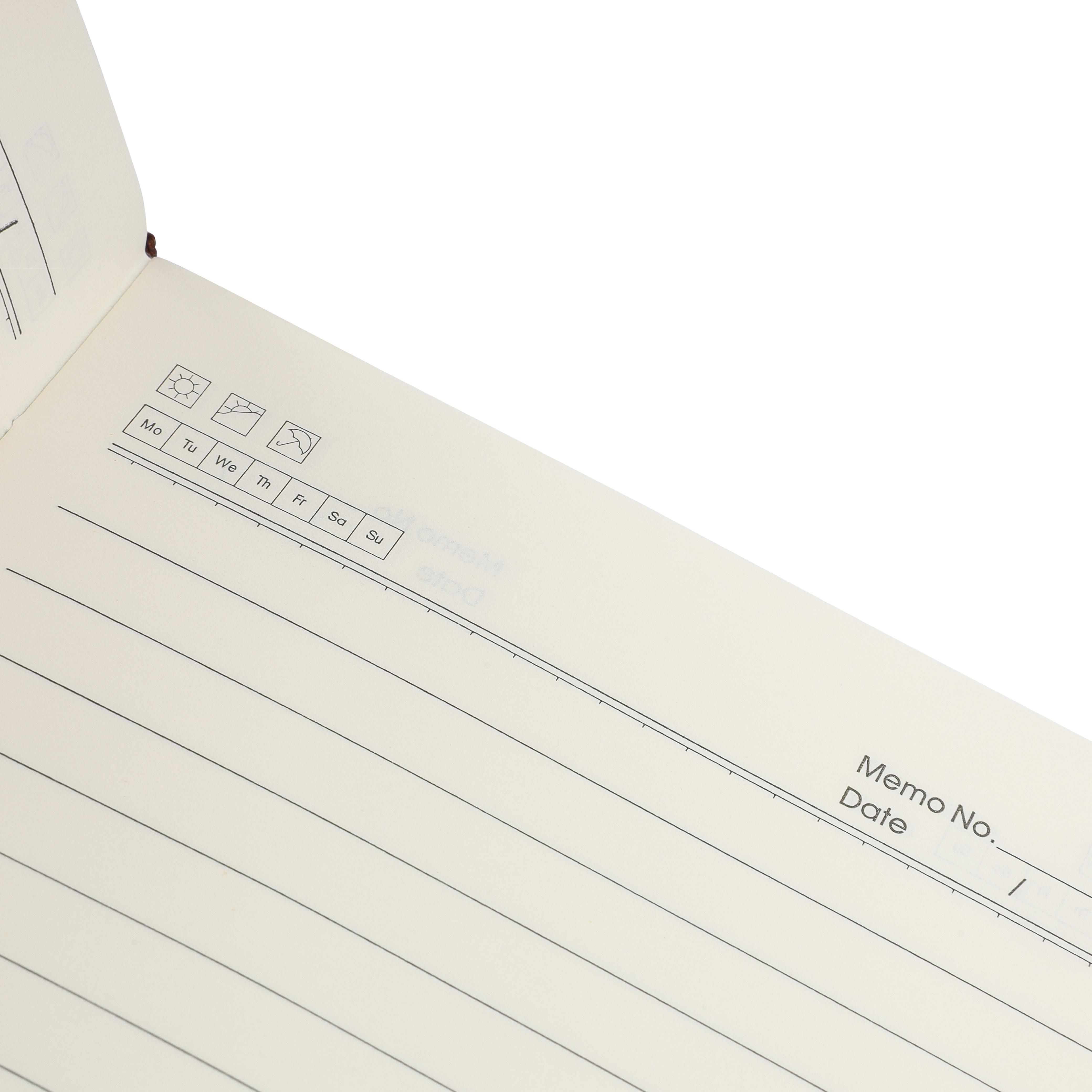 Vue 8 de Carnet Elian | PU recyclé | A5 | Ligné