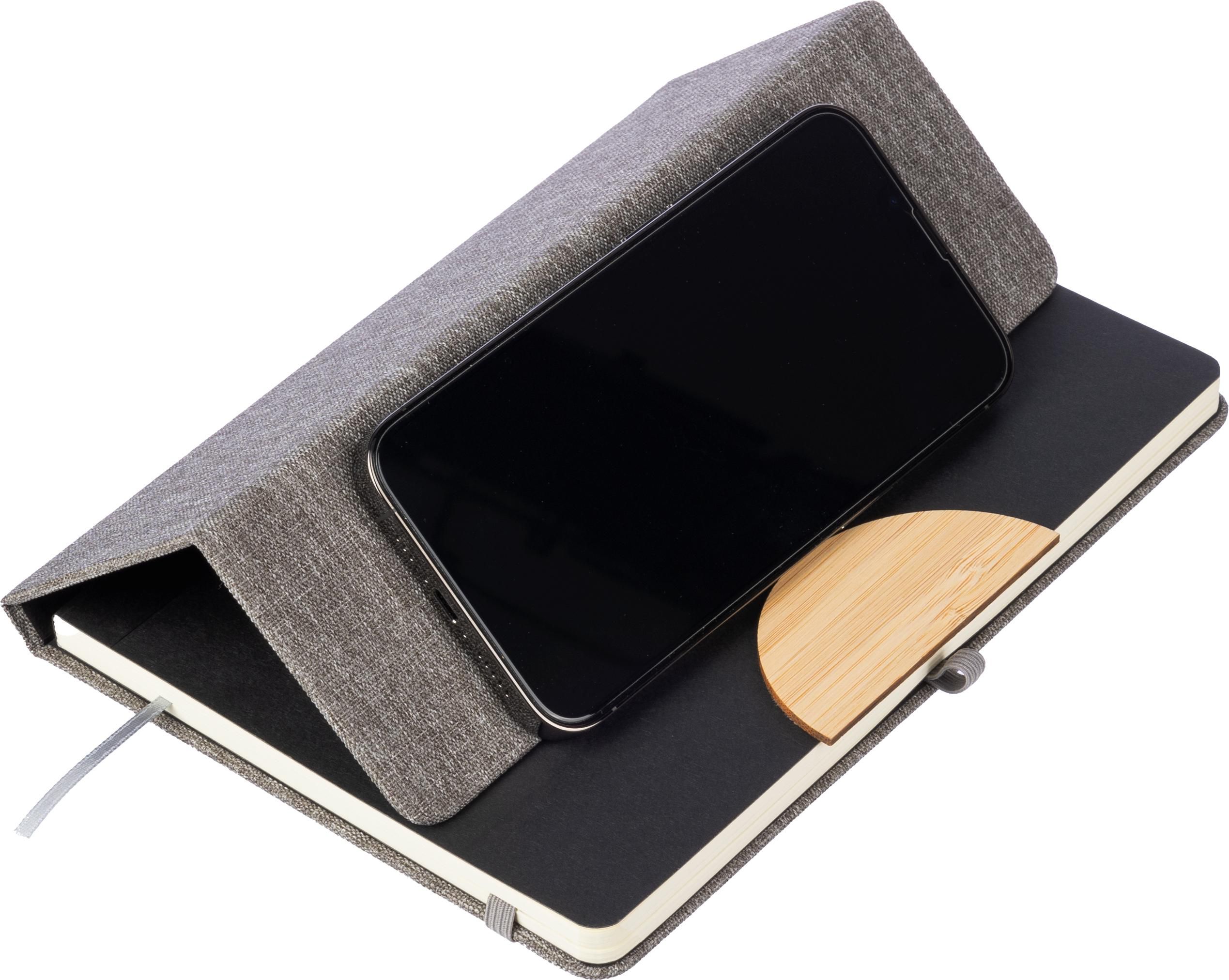 Vue 6 de Carnet Ernst | PET recyclé | A5 | Support téléphone