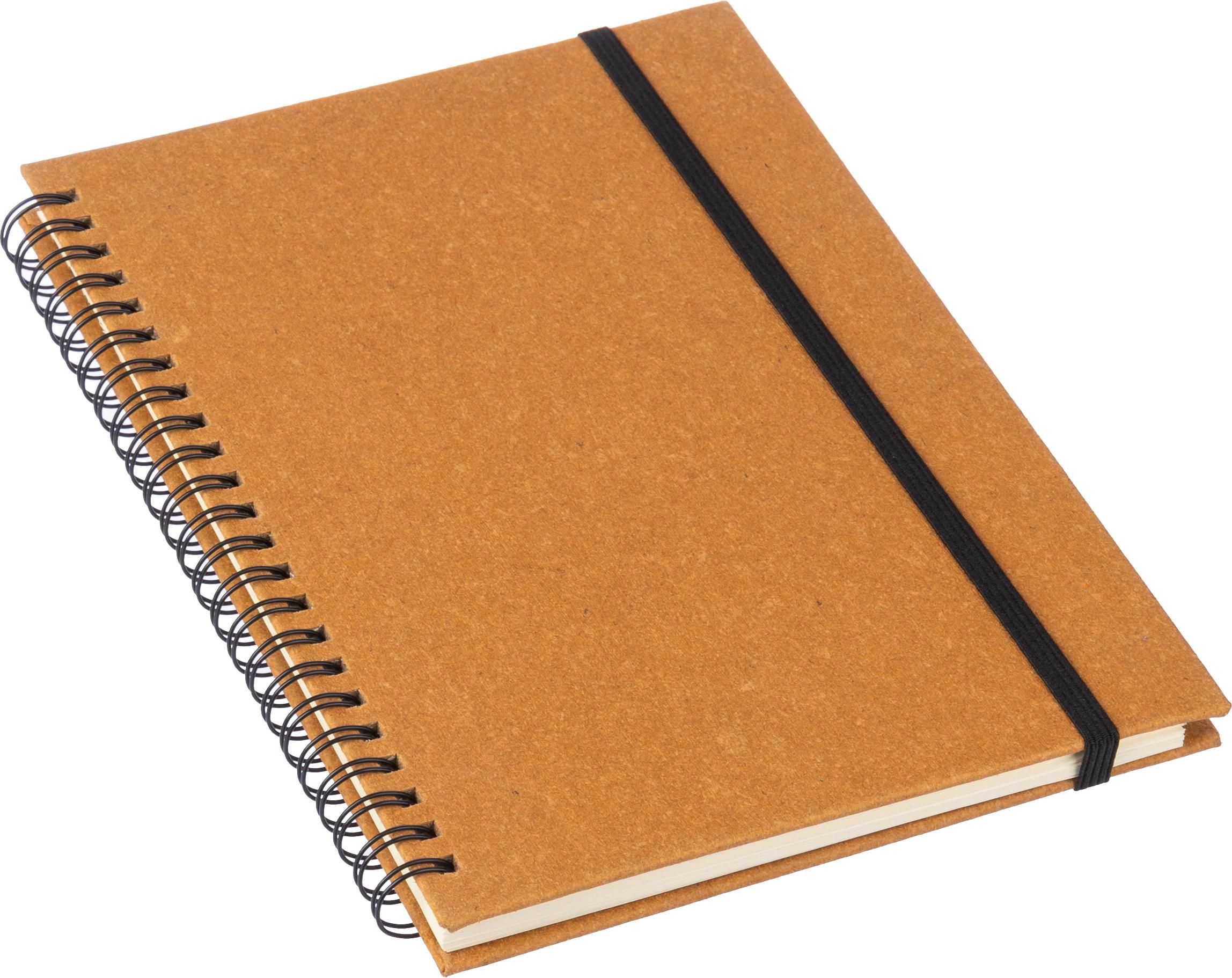 Vue 8 de Carnet Egon | Cuir recyclé | A5 | Ligné