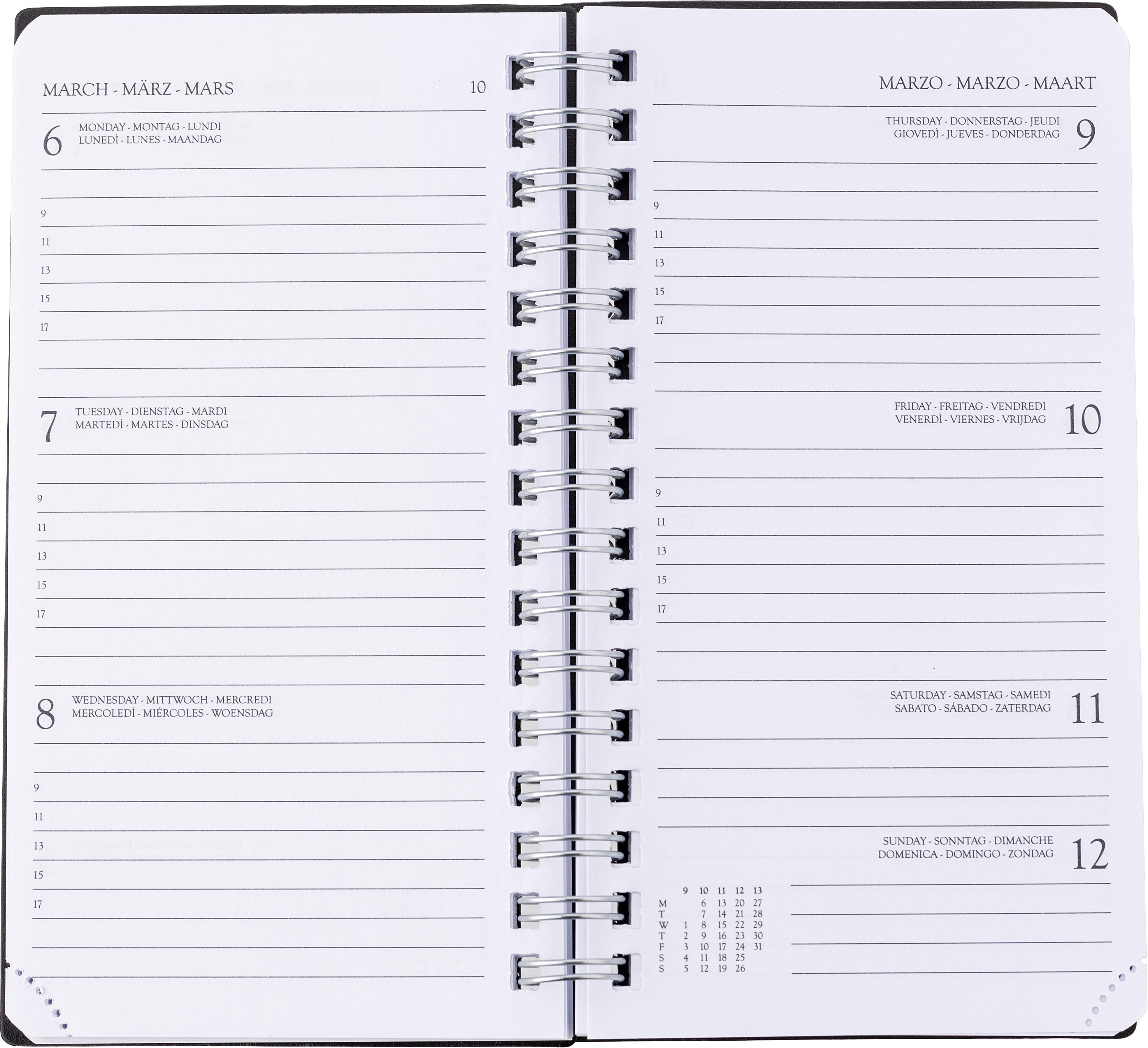 Vue 5 de Agenda Sam | Papier recyclé | Format de poche