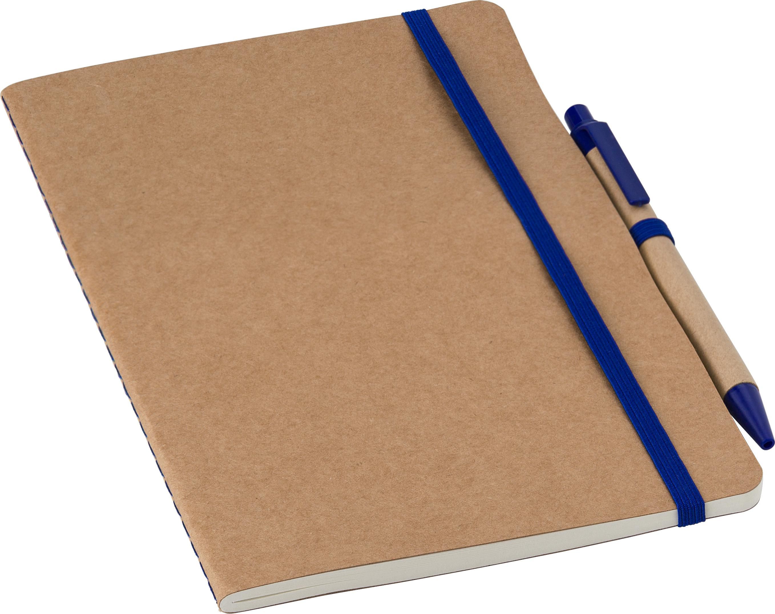 Vue 9 de Carnet Theodore | Carton recyclé | A5 | Uni | Avec stylo