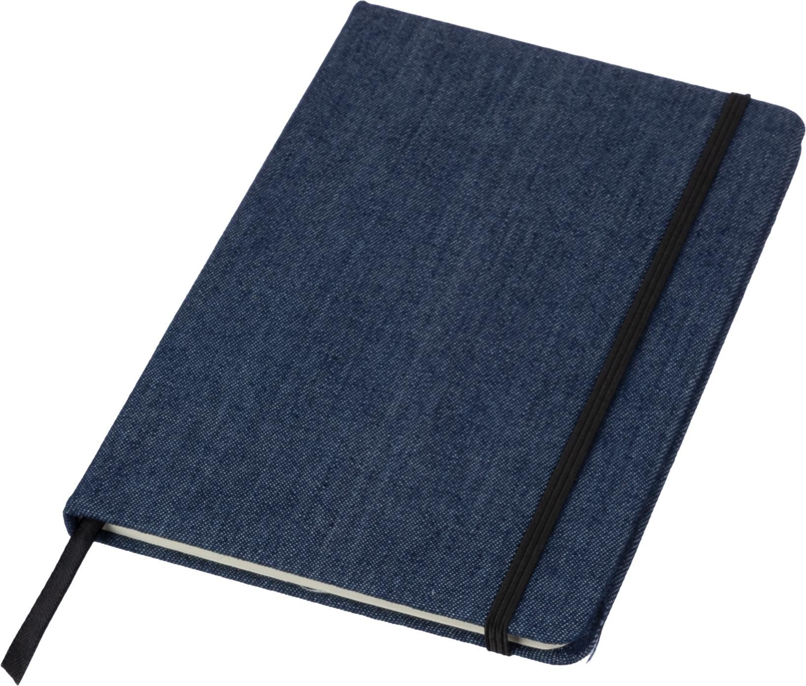 Vue 7 de Carnet Alfred | Denim | A5 | Ligné