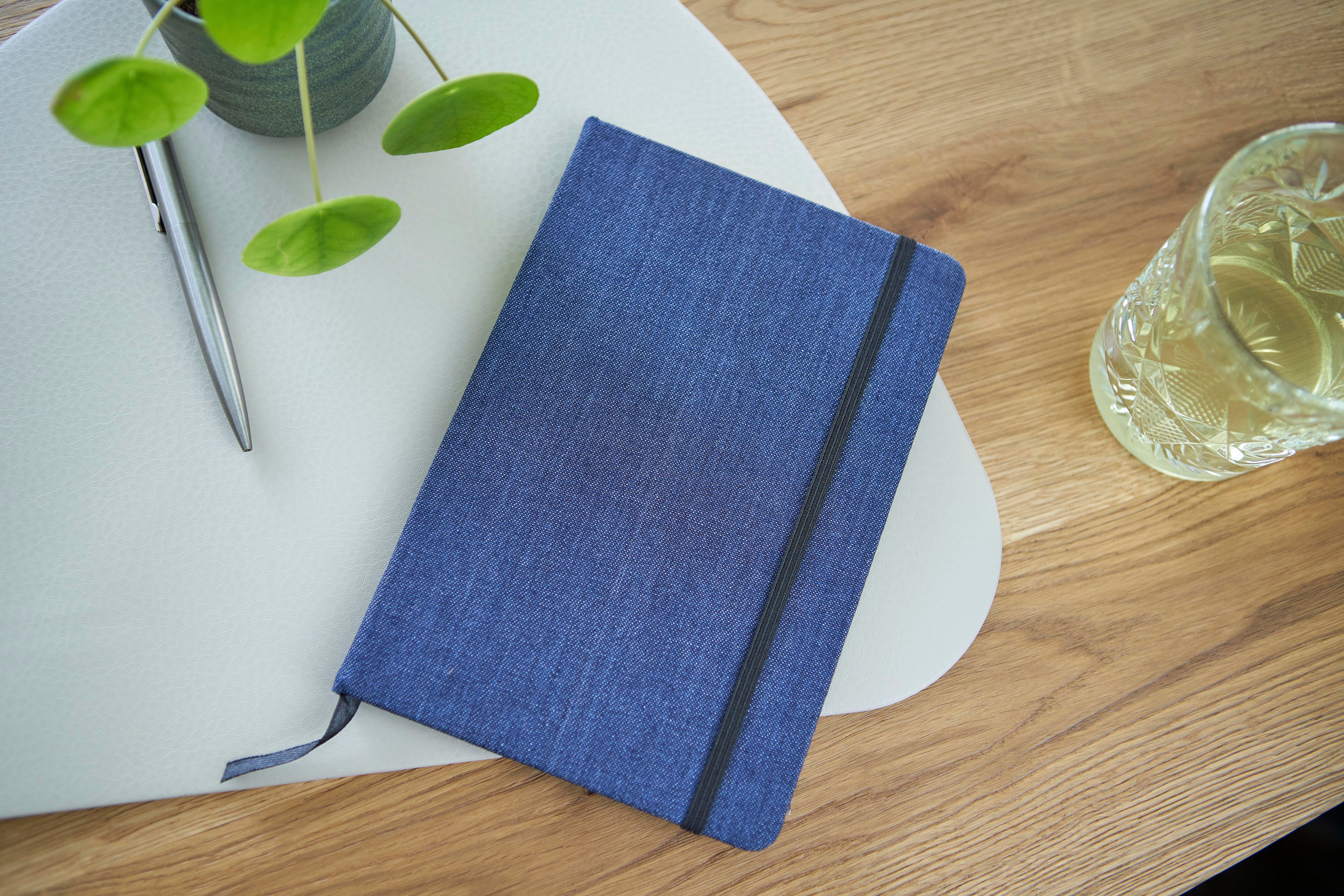 Vue 10 de Carnet Alfred | Denim | A5 | Ligné