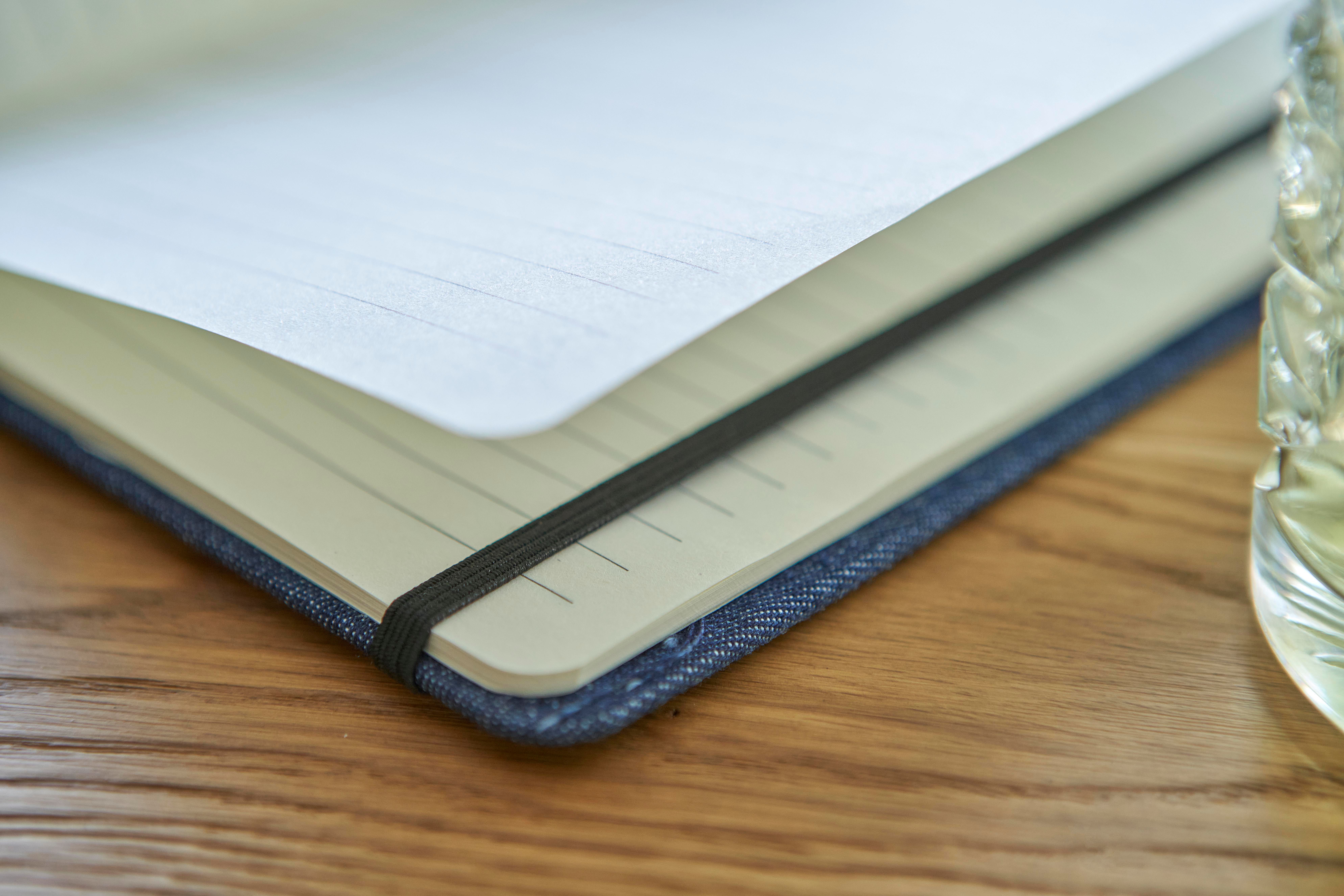 Vue 11 de Carnet Alfred | Denim | A5 | Ligné