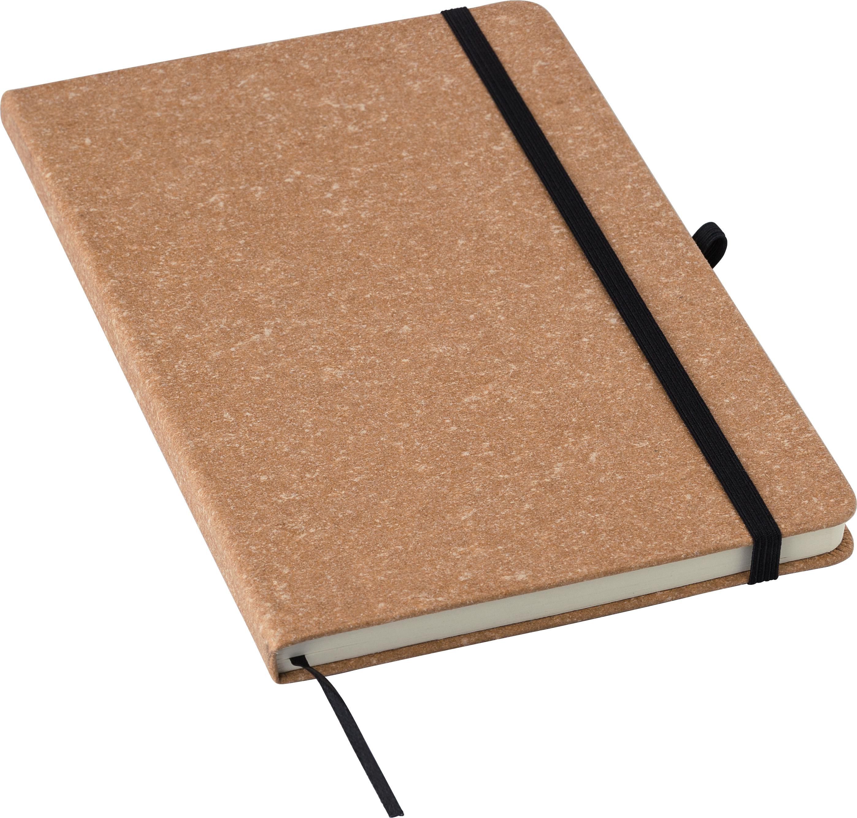 Vue 5 de Carnet Gianna | Cuir recyclé | A5 | Ligné