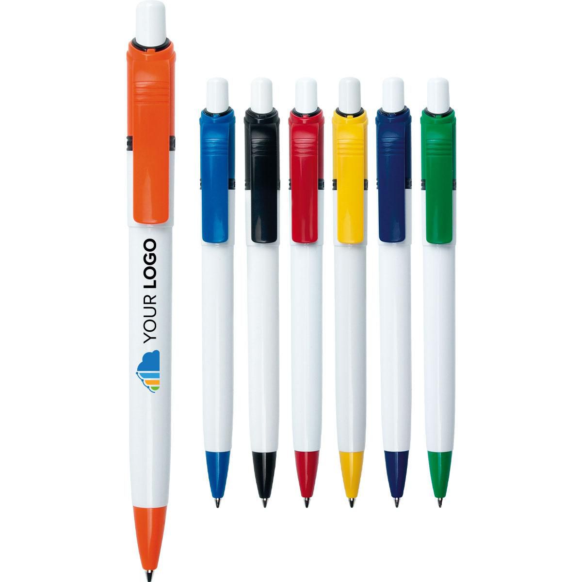 Vue 6 de Stilolinea Ducal stylo bille | Pointe et clip colorés