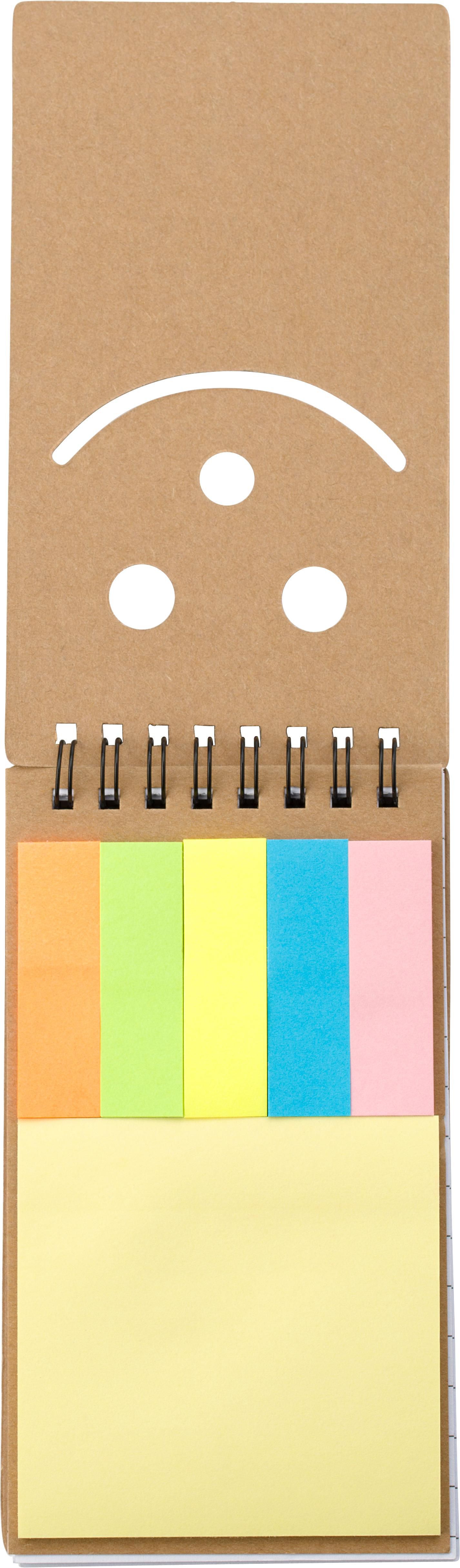 Vue 5 de Set de notes adhésives Kim | Carton recyclé