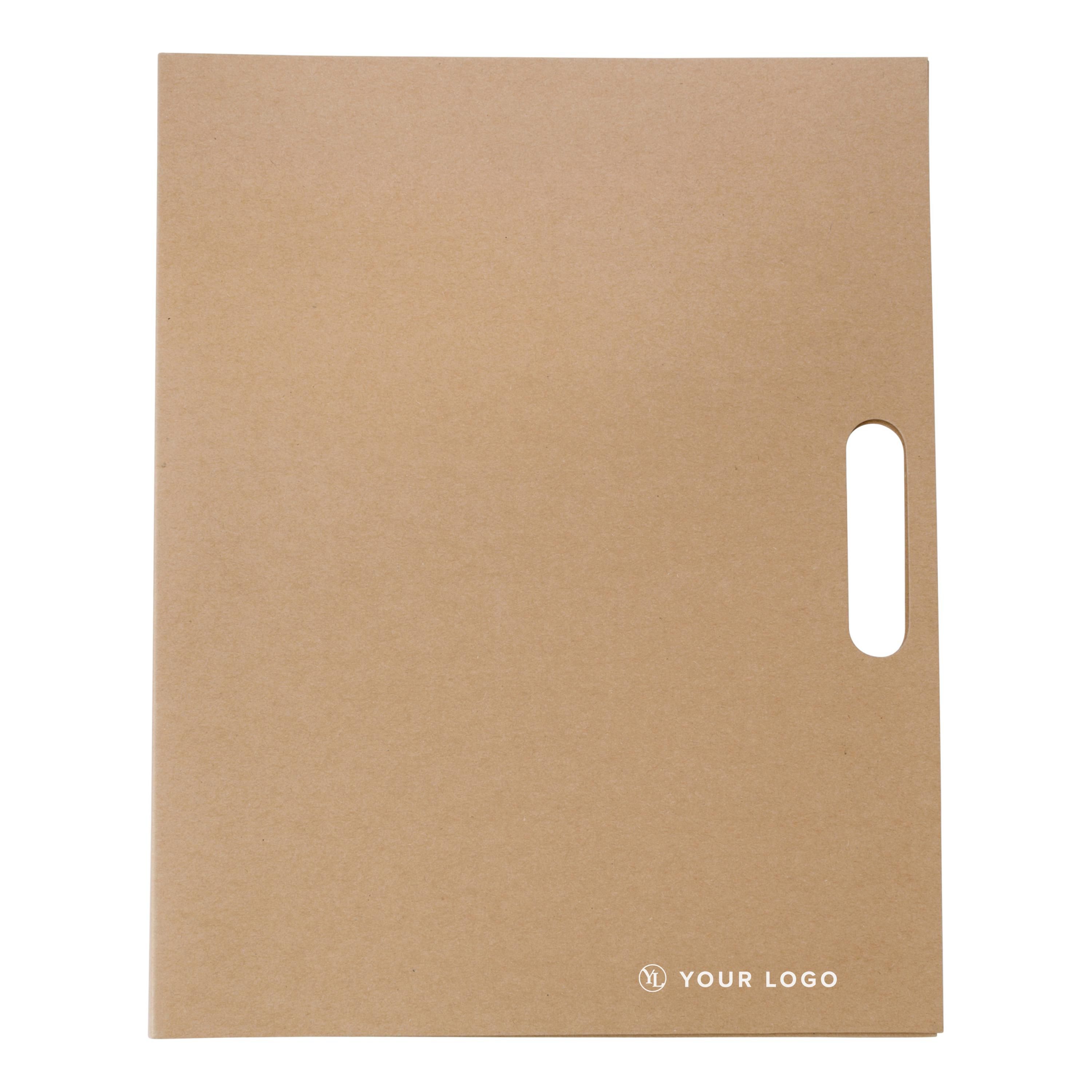 Vue 7 de Pochette de notes adhésives Charlie | Carton recyclé | A4