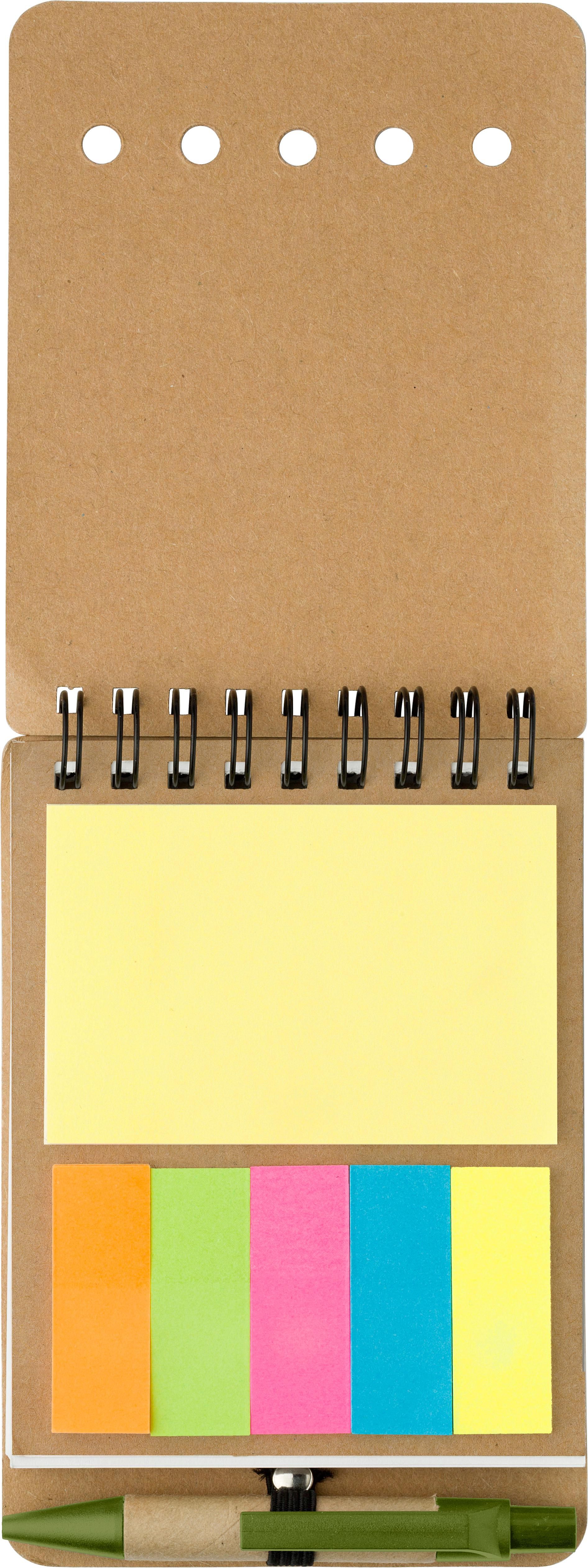 Vue 8 de Pochette de notes adhésives Rodrigo | Carton recyclé
