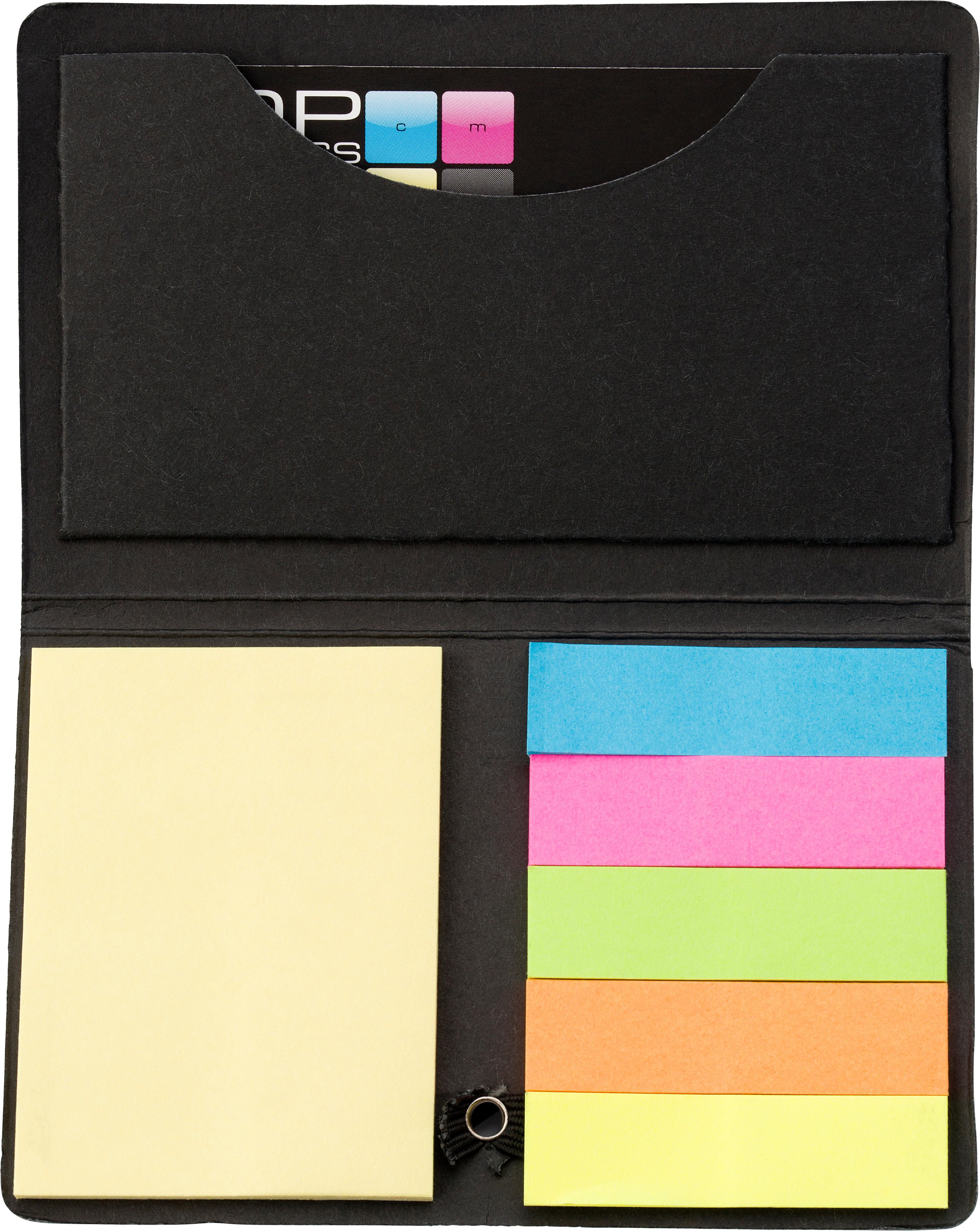 Vue 6 de Set de notes adhésives Bjorn | Carton recyclé