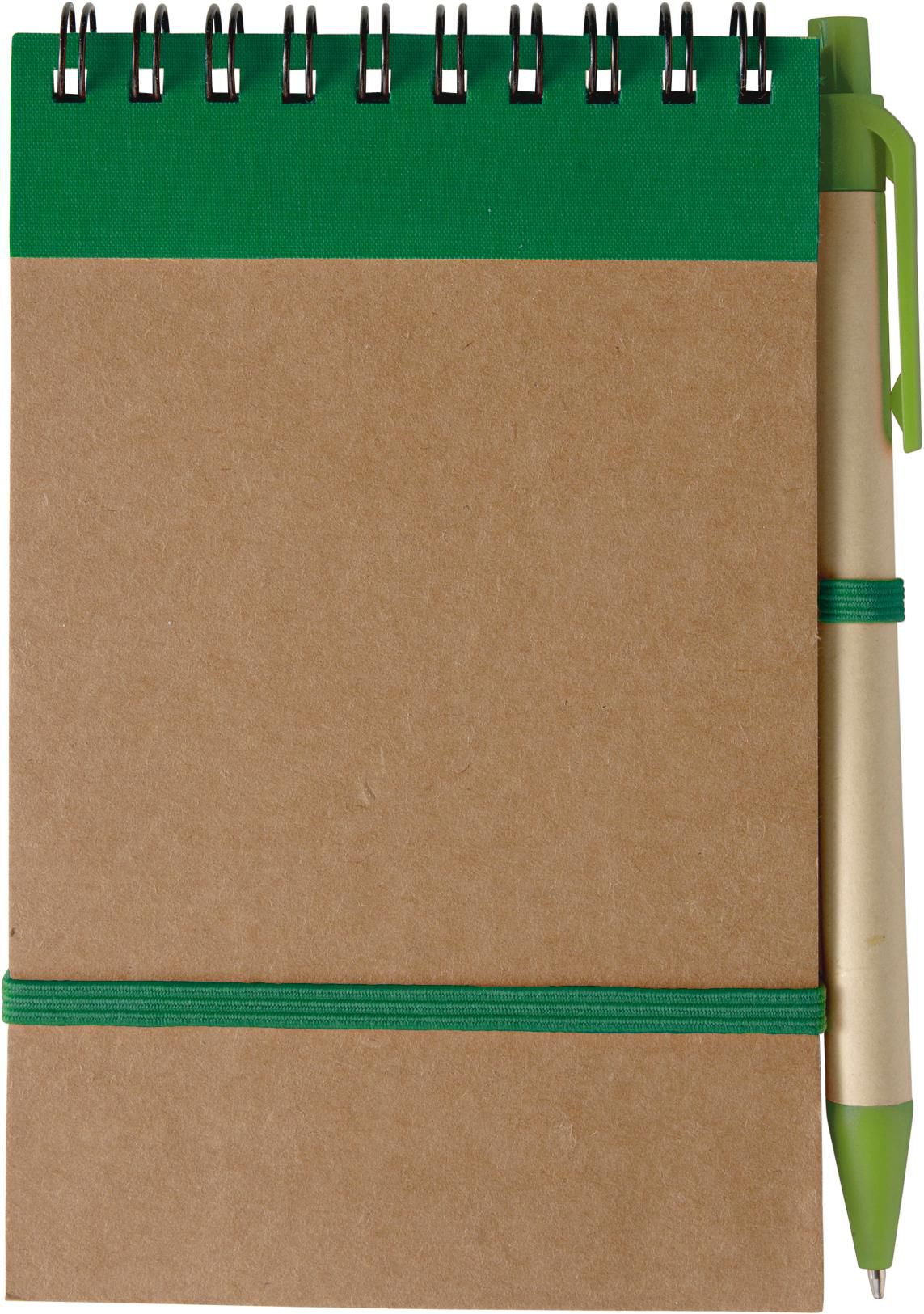 Vue 5 de Carnet Emory | Carton recyclé | A5 | Ligné