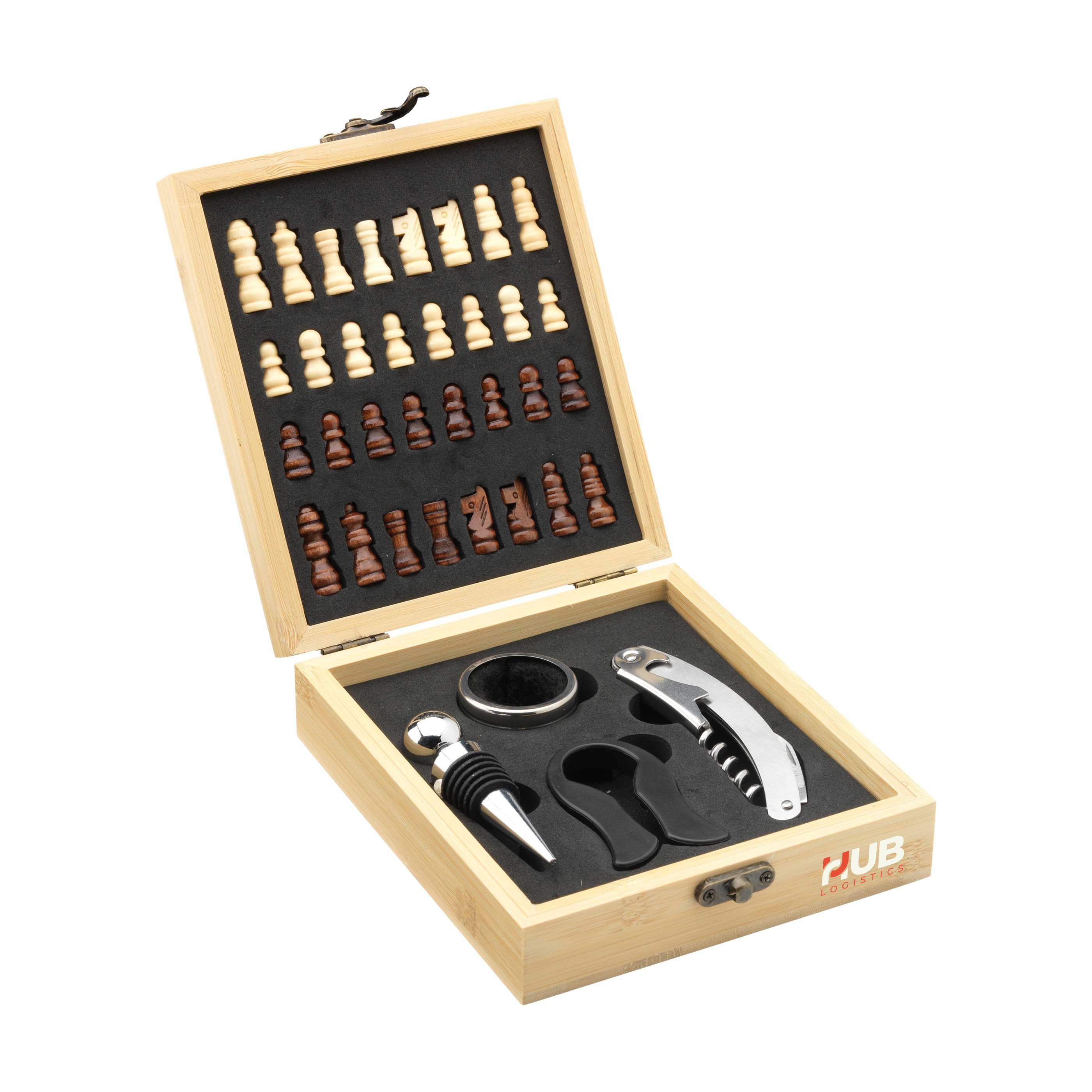 Vue 2 de Wooosh ChessMate ens. de sommelier