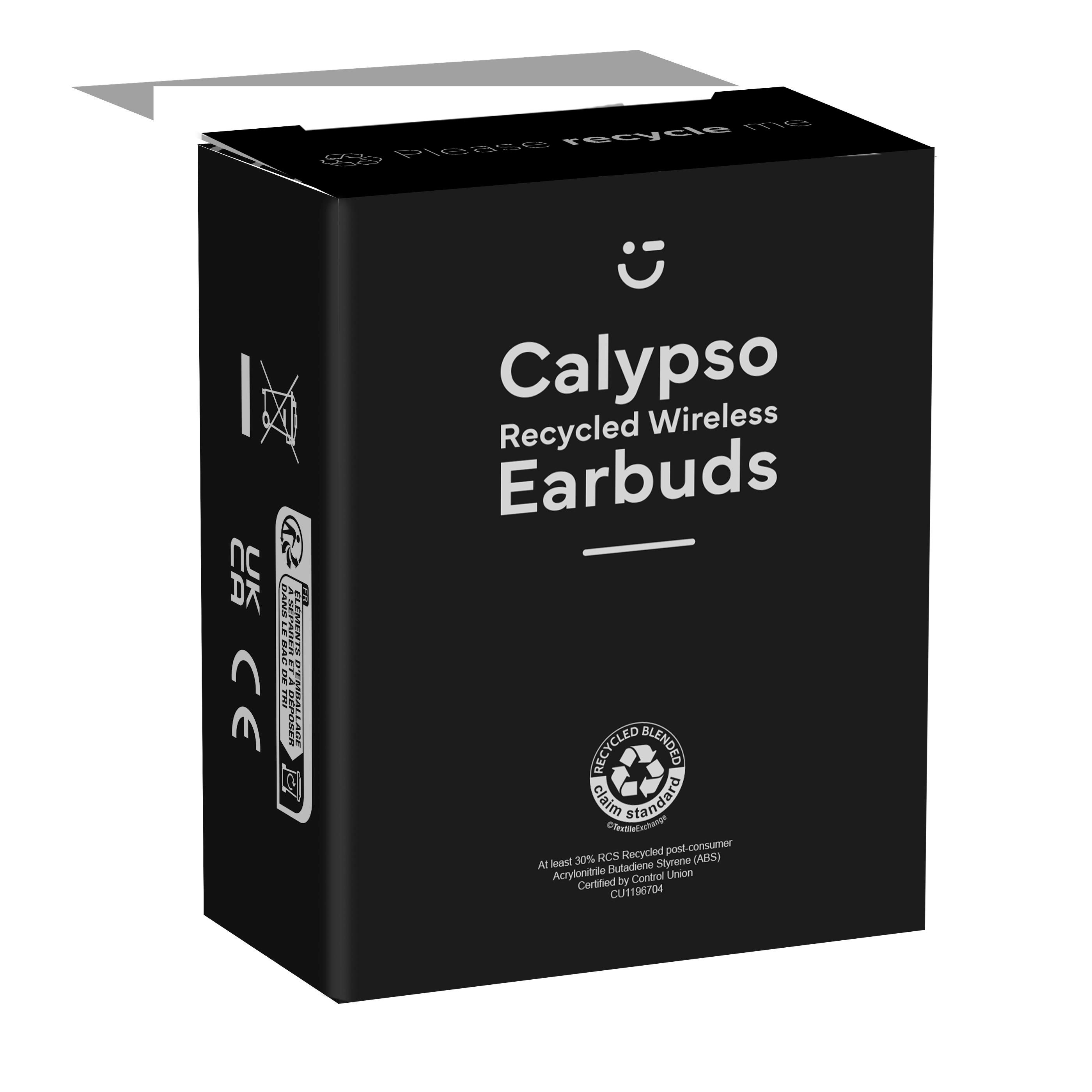 Vue 4 de Calypso RCS Recycled Wireless Earbuds écouteurs