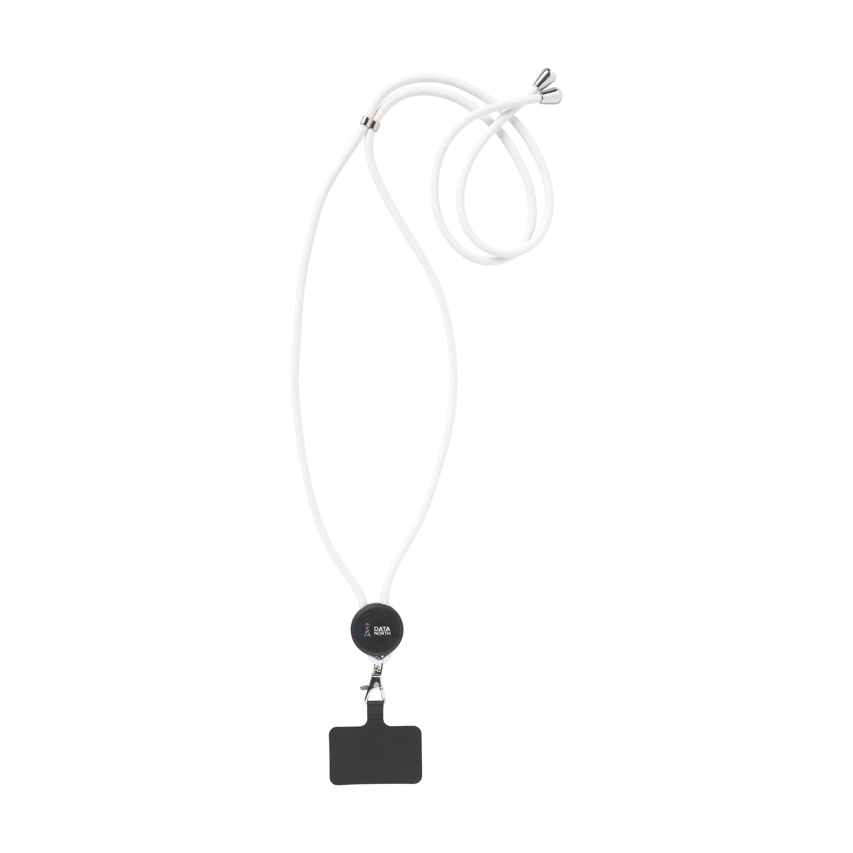 Lace Lanyard GRS RPET 0,5 cm cordelière téléphonique