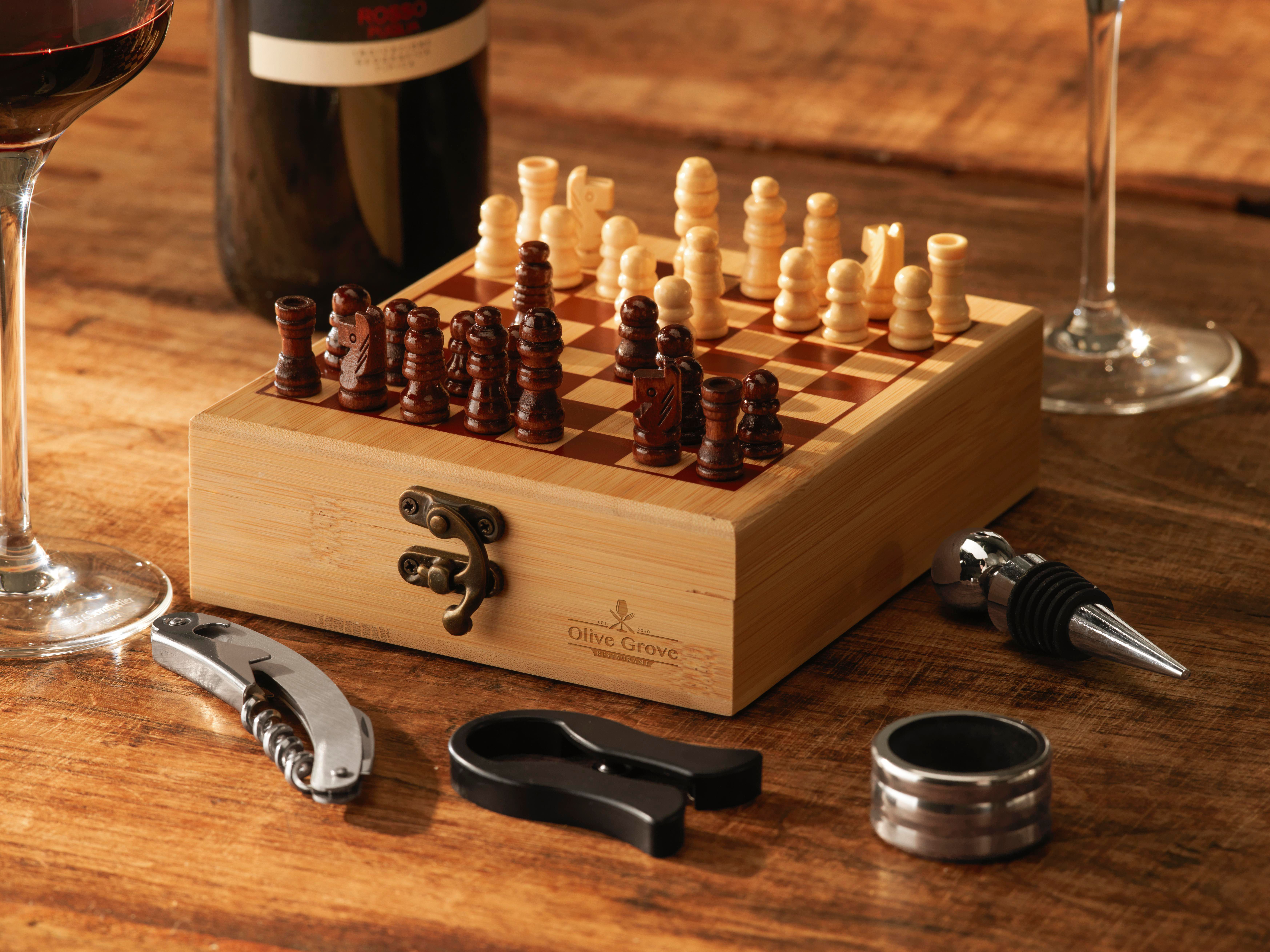Vue 7 de Wooosh ChessMate ens. de sommelier