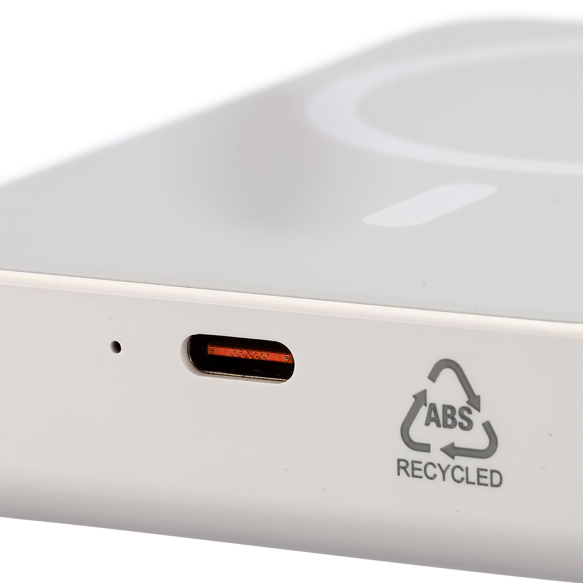 Vue 7 de Batterie externe avec chargeur sans fil Meno | Recyclée | 10&nbsp;000 mAh | Compatible MagSafe