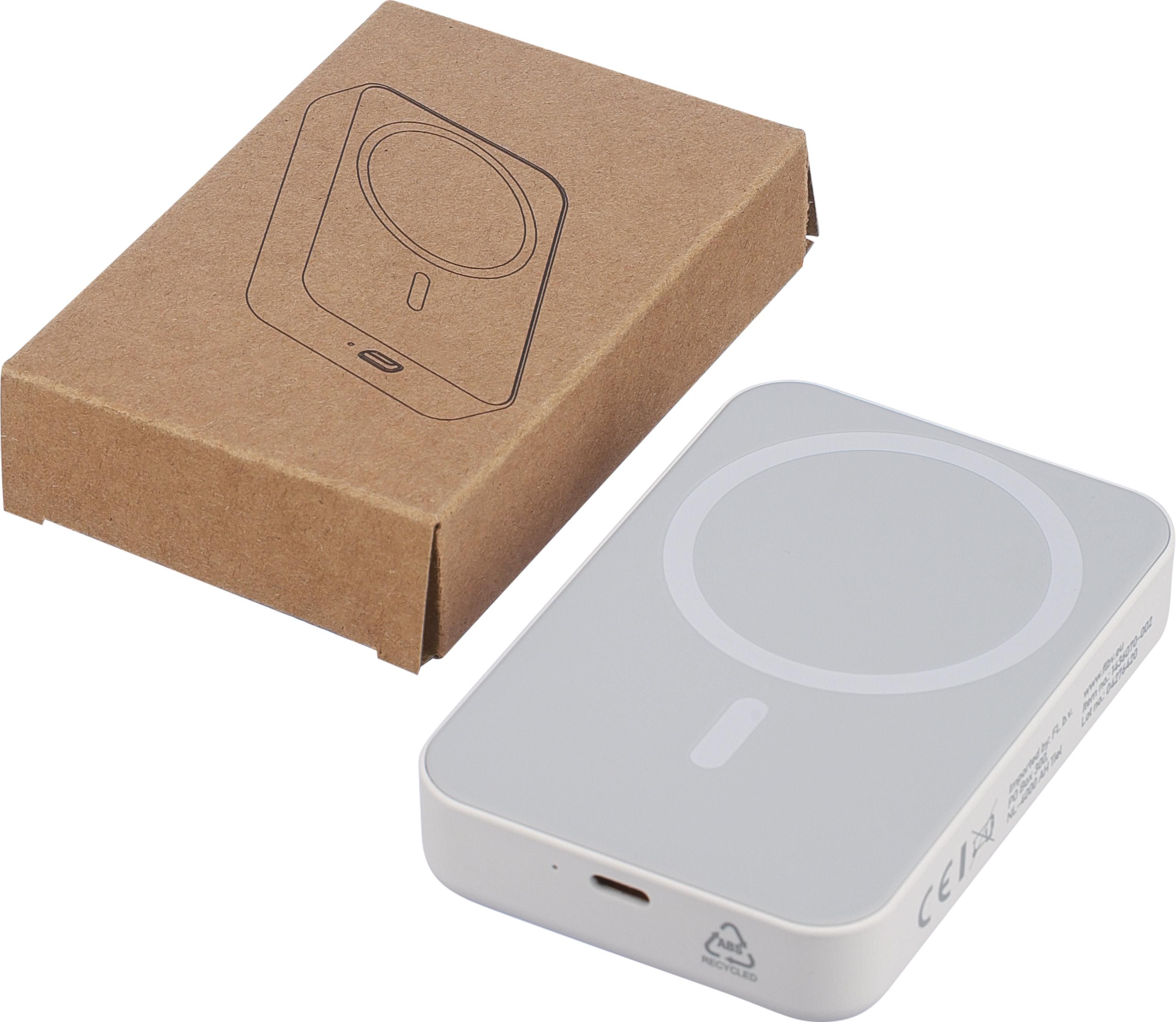Vue 8 de Batterie externe avec chargeur sans fil Meno | Recyclée | 10&nbsp;000 mAh | Compatible MagSafe