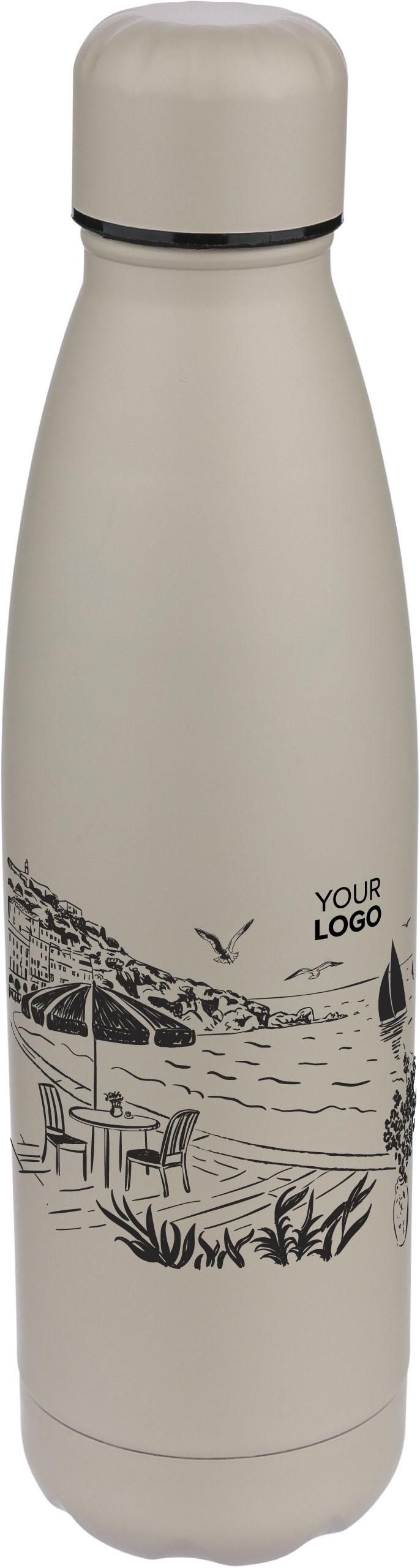 Vue 3 de Bouteille double paroi Sunny | Recyclé | 500 ml