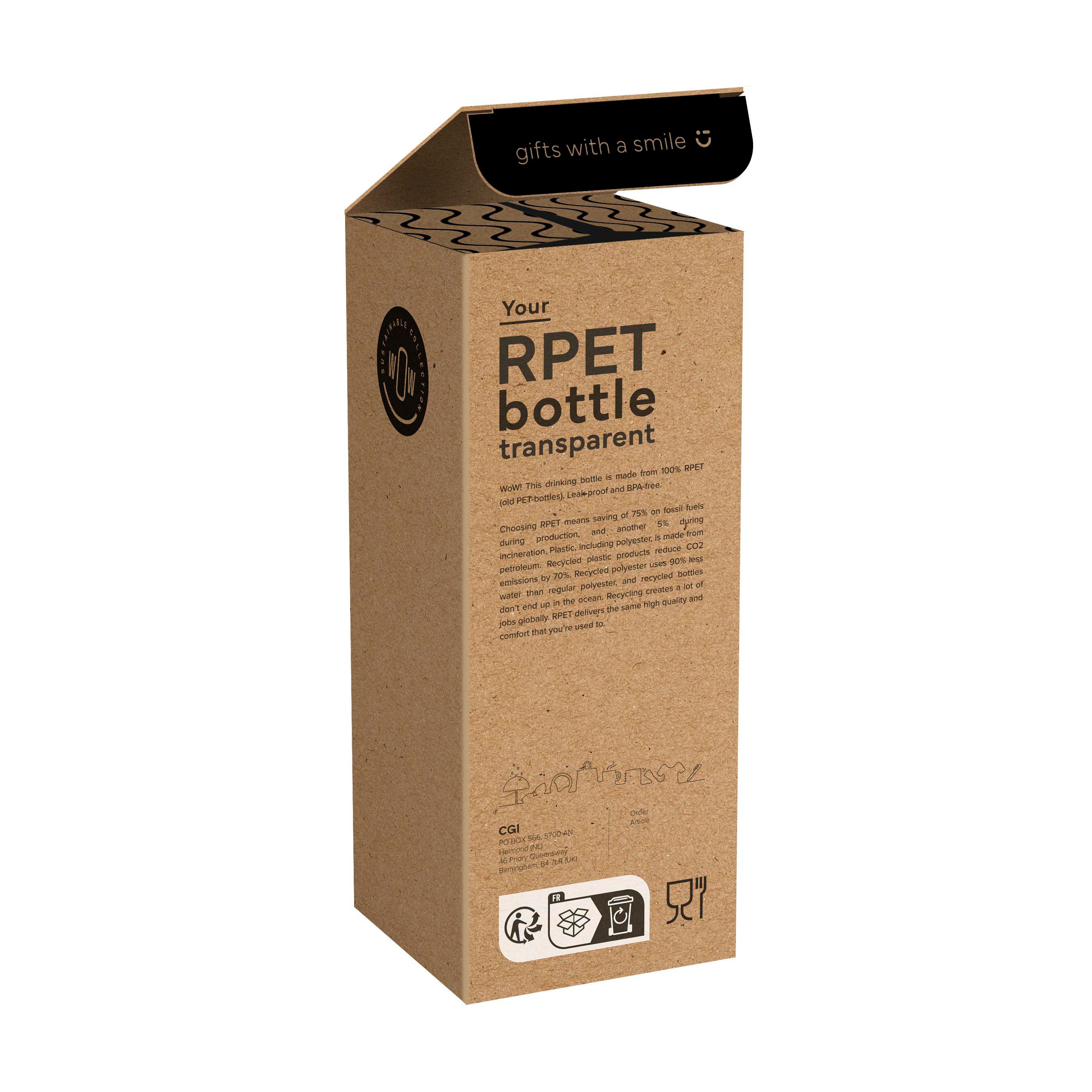 Vue 5 de RPET Bottle 500 ml bouteille