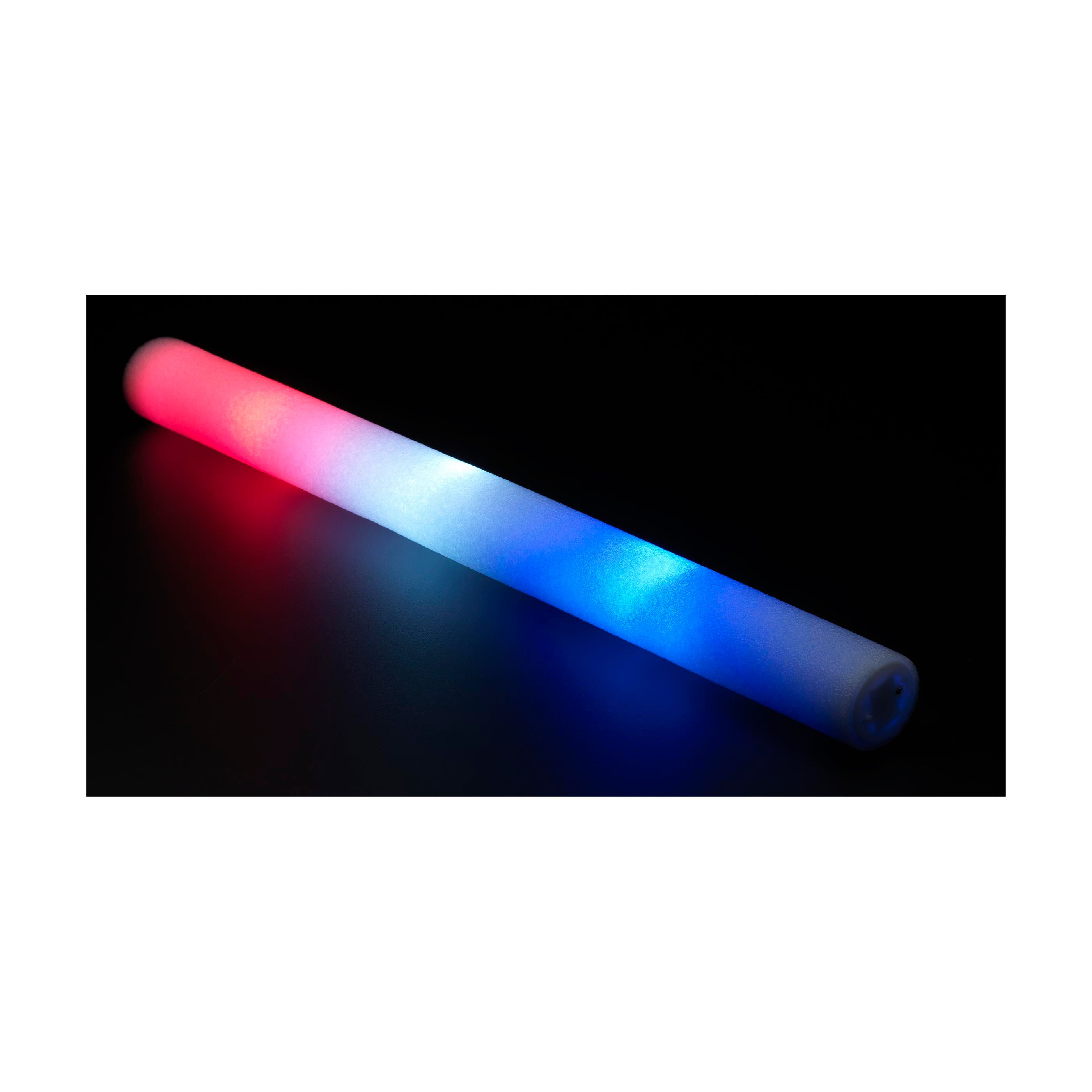 Vue 2 de Foam Party Glow LED Stick Red White Blue
