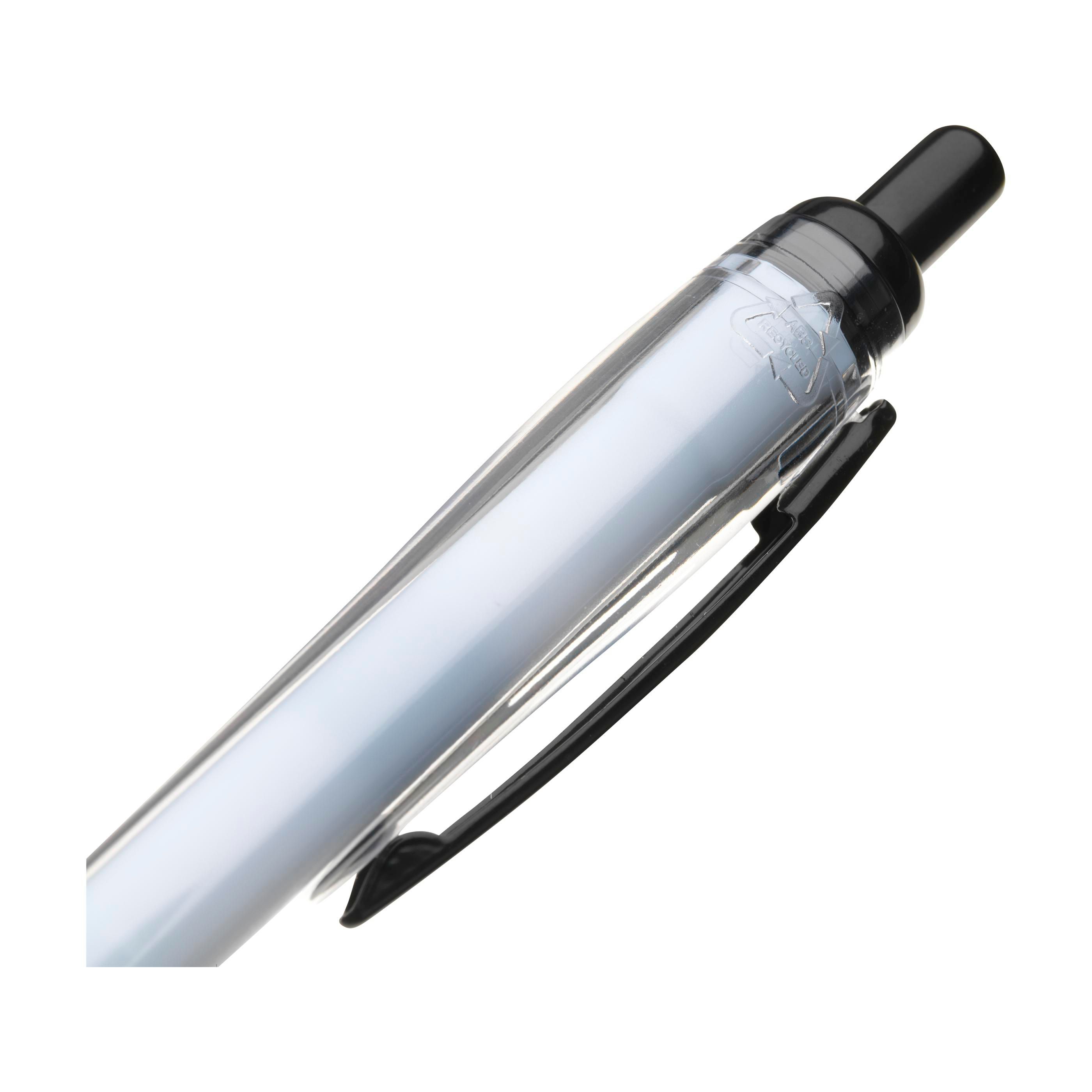 Vue 4 de Athos TransBlack RCS Recycled ABS stylo