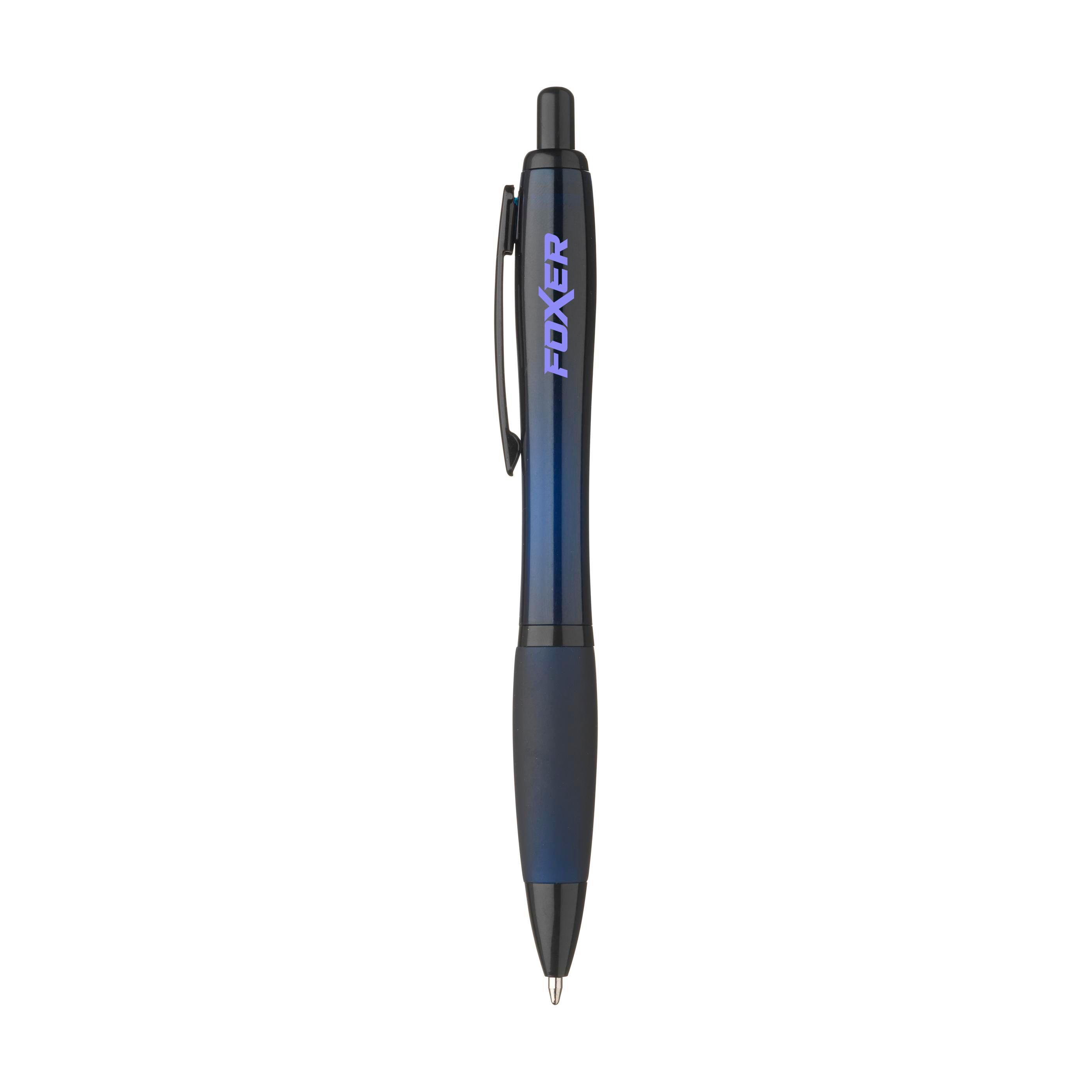 Vue 5 de Athos TransBlack RCS Recycled ABS stylo