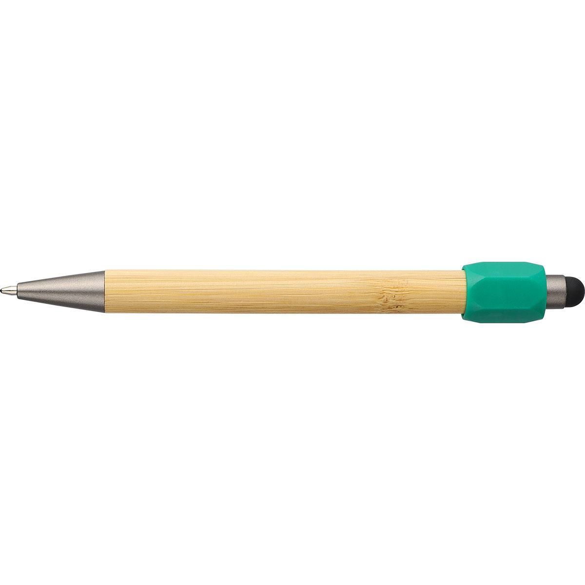 Vue 2 de Stylo à bille Fenn | Bambou | Spinner