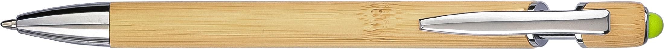 Vue 5 de Stylo bille Darren | Bambou