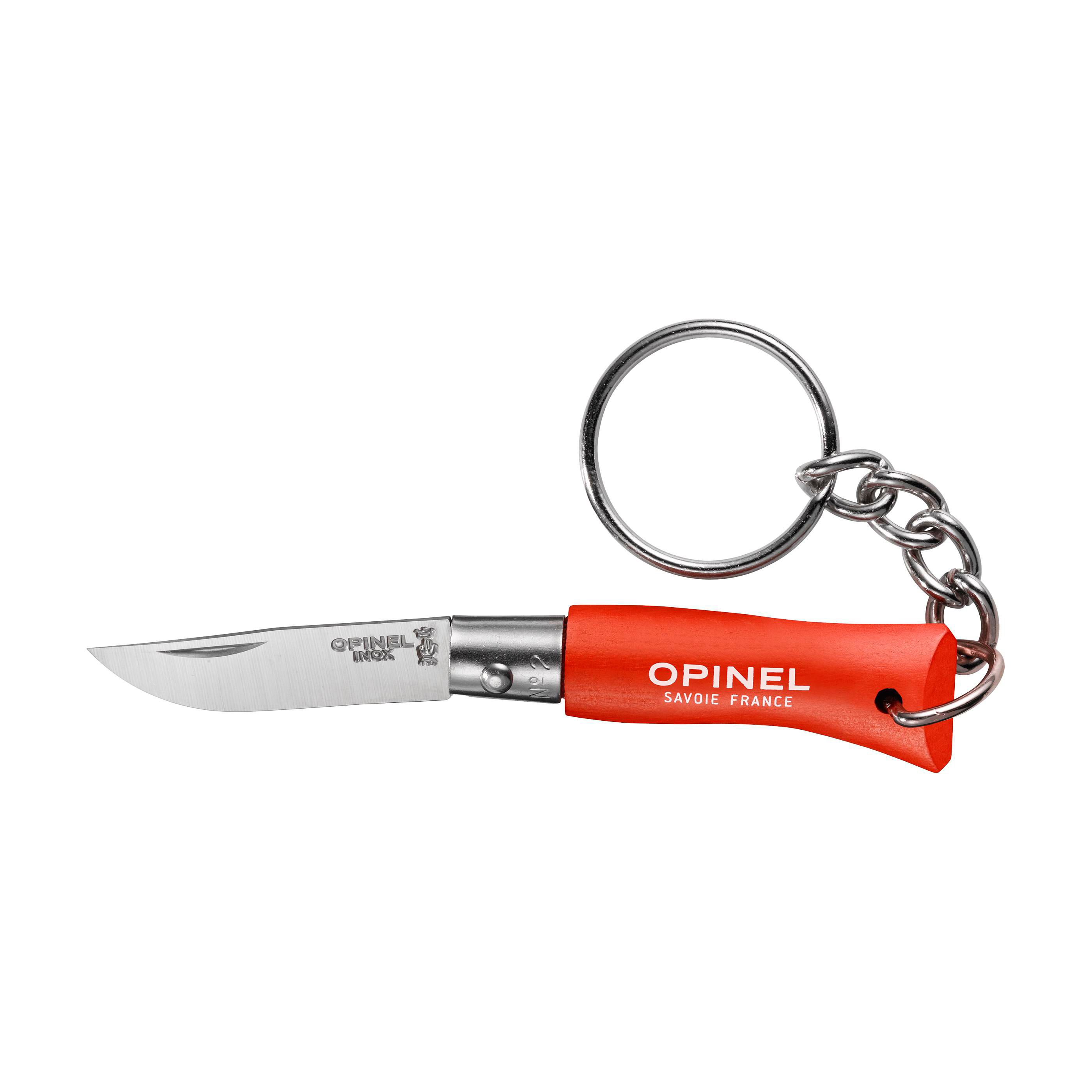Vue 4 de Opinel Porte-clés avec Couteau de Poche no 02