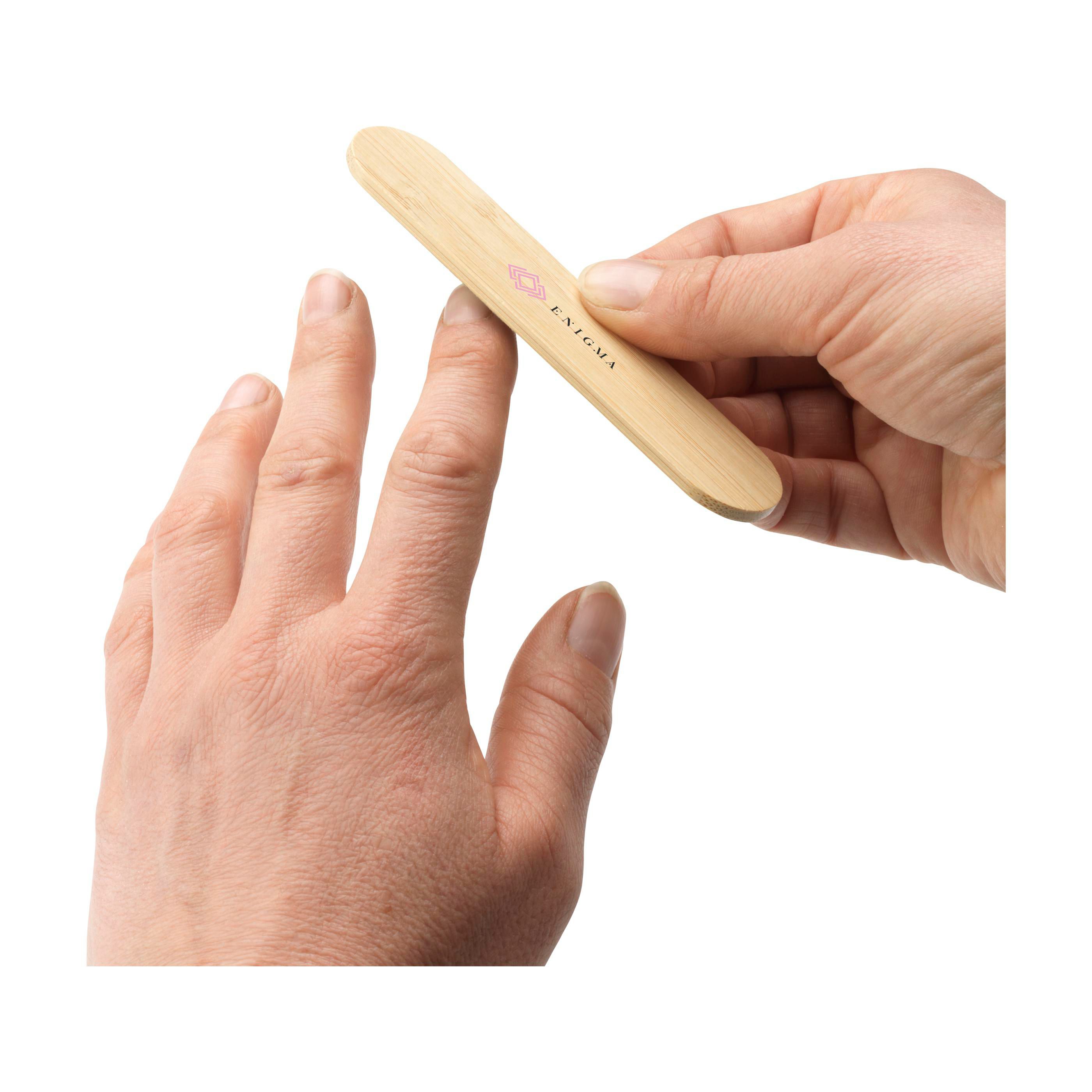 Vue 2 de Shape & Shine Bamboo lime à ongles,