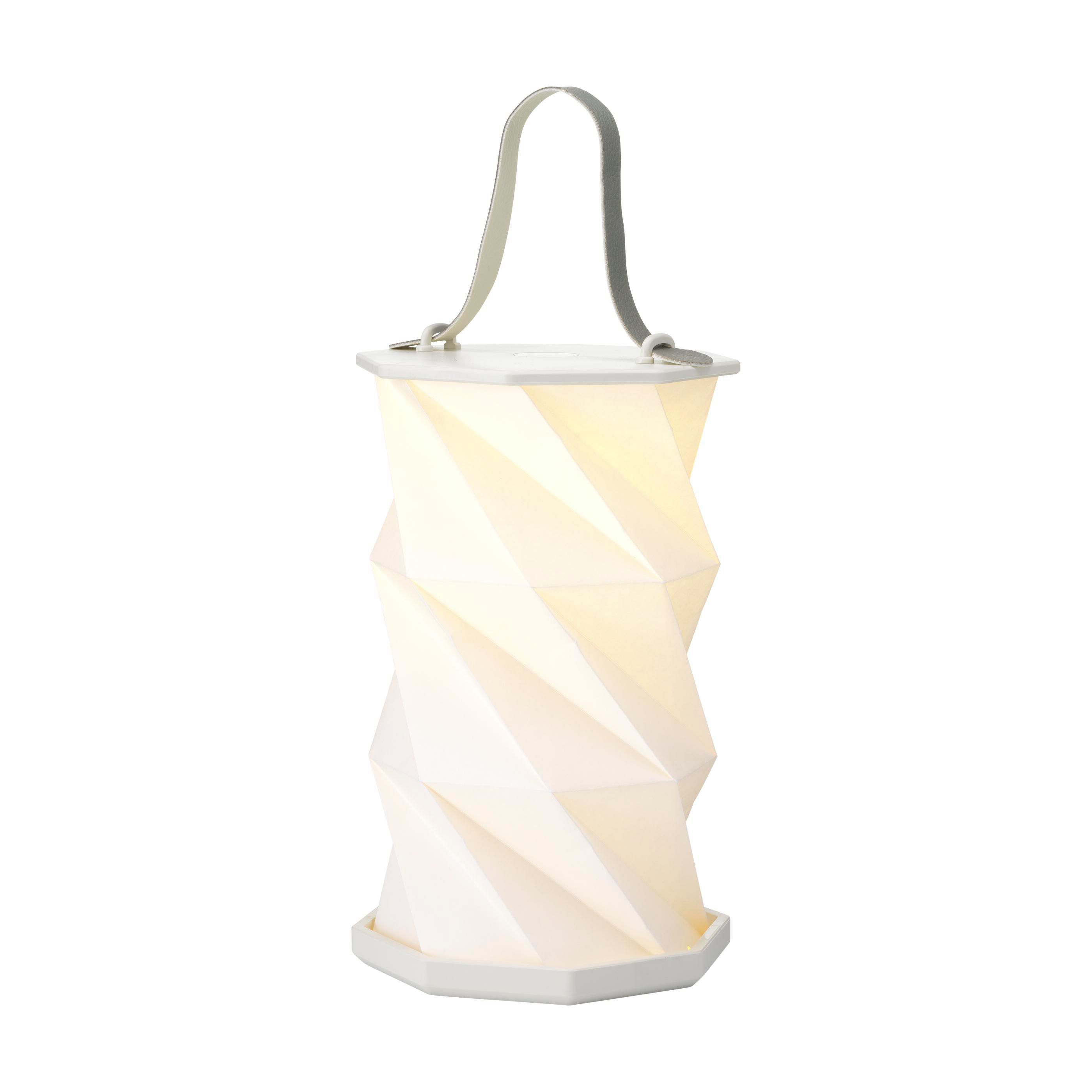 Vue 2 de Wooosh Rising Lantern lampe LED en papier