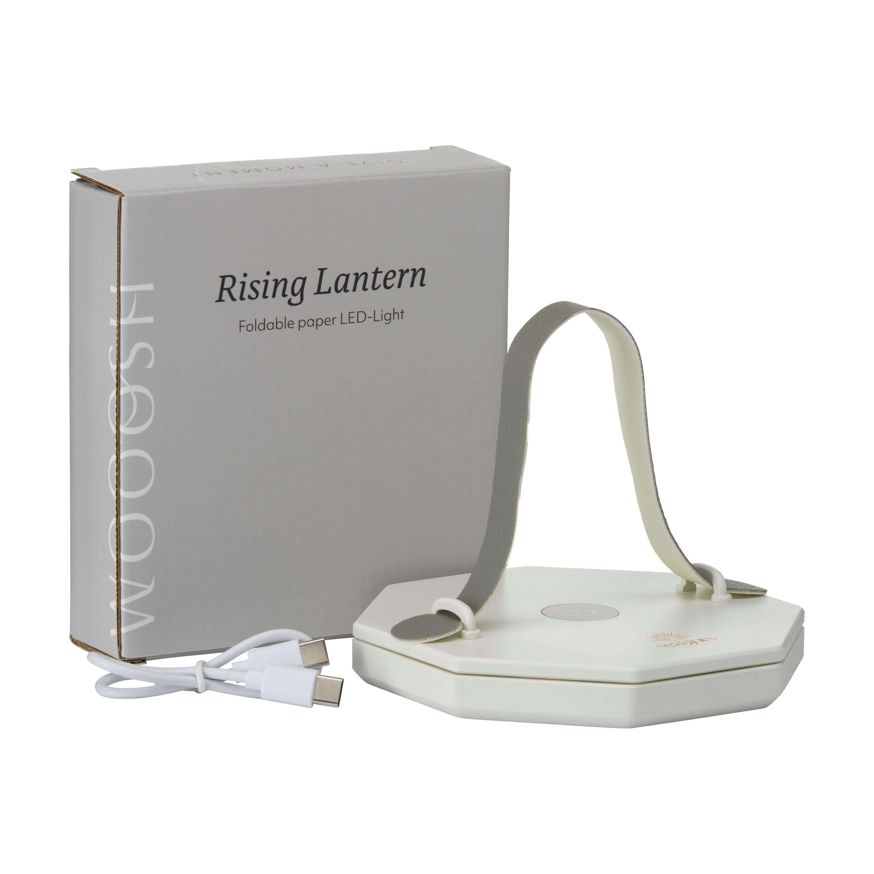 Vue 7 de Wooosh Rising Lantern lampe LED en papier